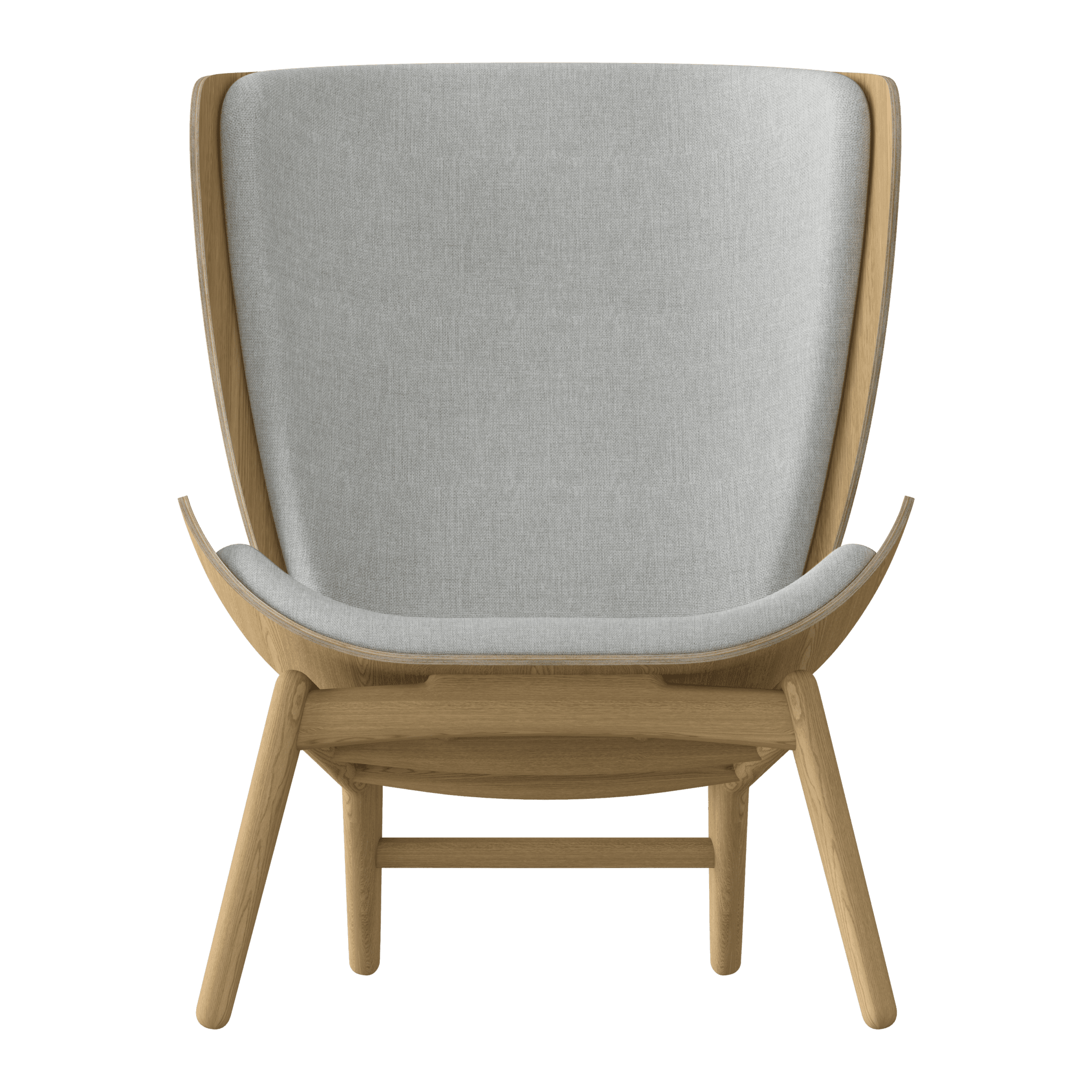 Fotel READER baby blue z dębową podstawą UMAGE Eye on Design