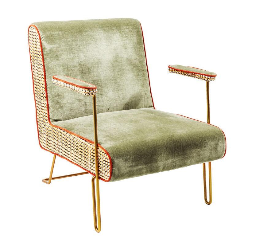 Fotel retro AUNT BETTY zielony – Kare Design