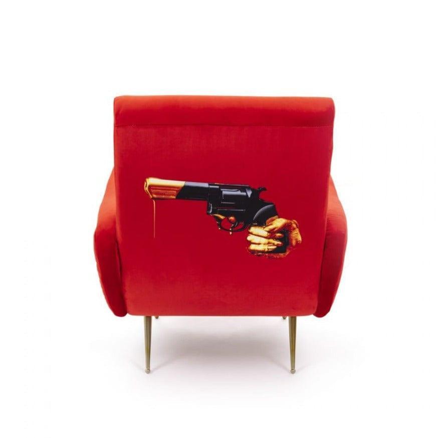Fotel REVOLVER czerwony Seletti Eye on Design