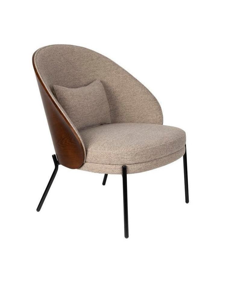 Fotel RODIN piaskowy Dutchbone Eye on Design