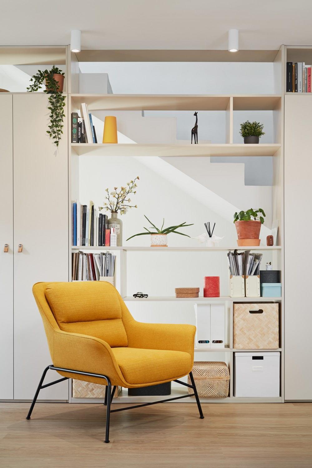 Fotel SADIRA musztardowy Teulat Eye on Design