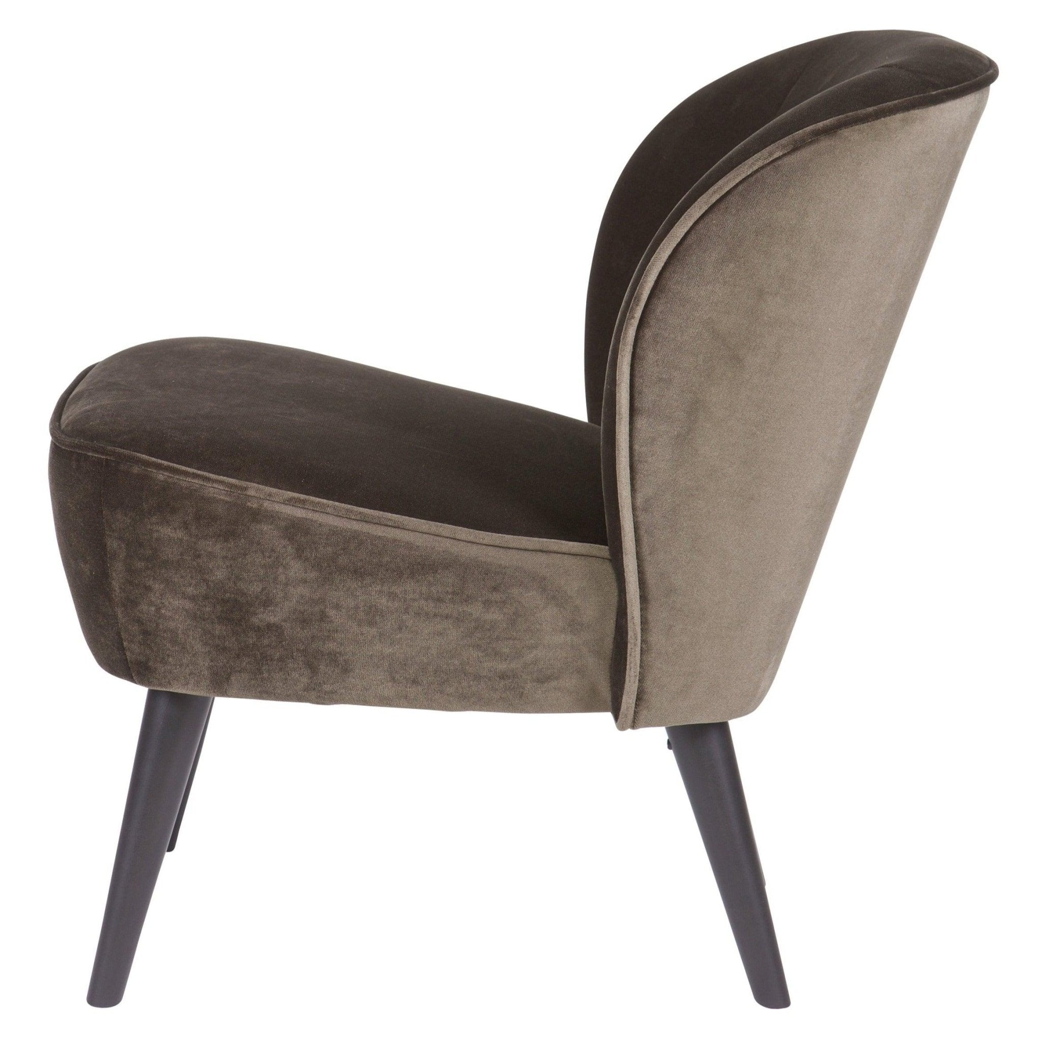 Fotel SARA oliwkowy zielony Woood Eye on Design