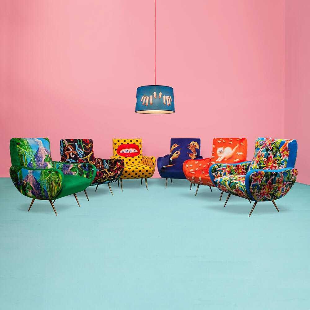 Fotel SHIT żółty Seletti Eye on Design