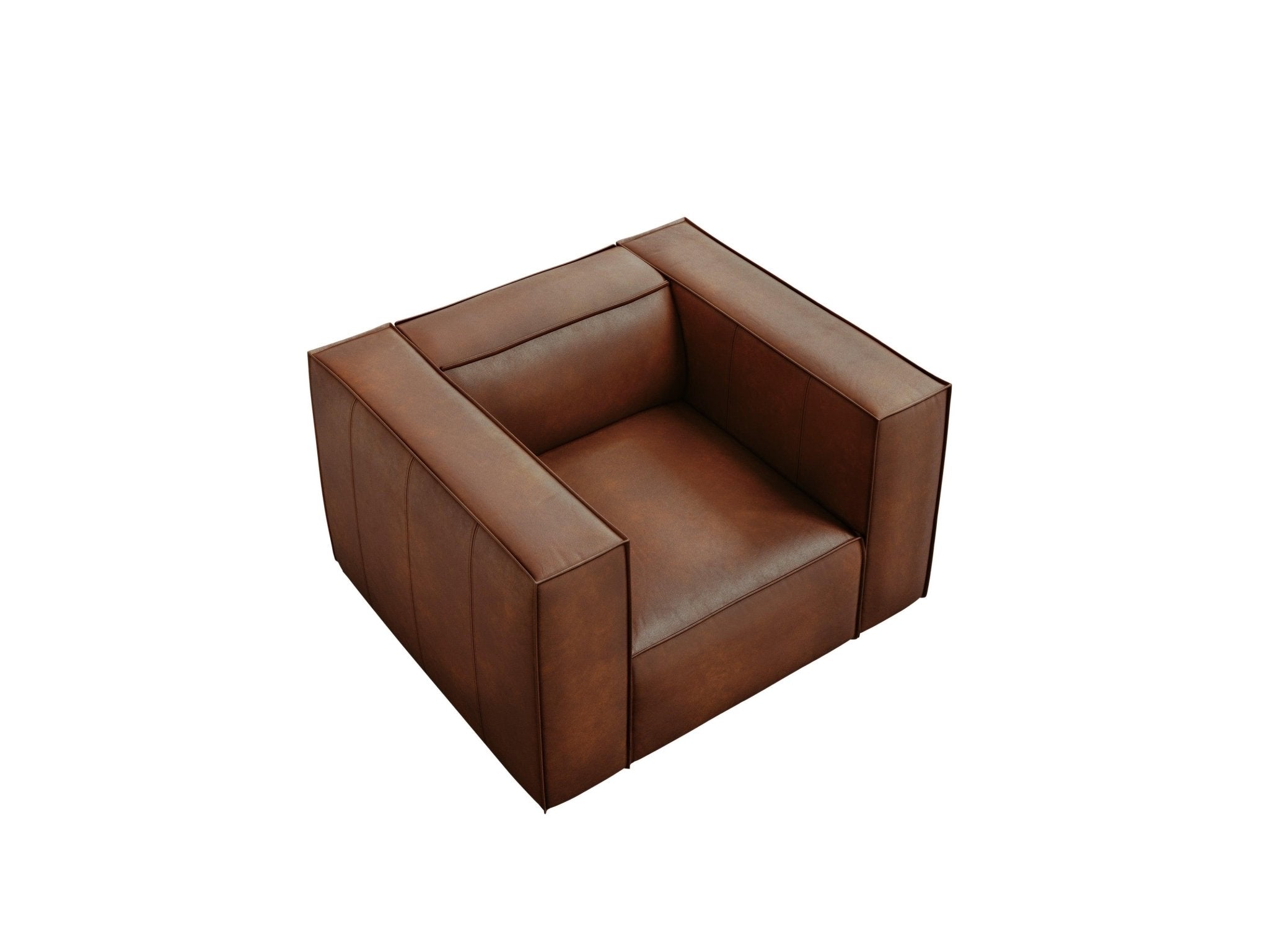 Fotel skórzany MADAME brązowy Windsor & Co Eye on Design