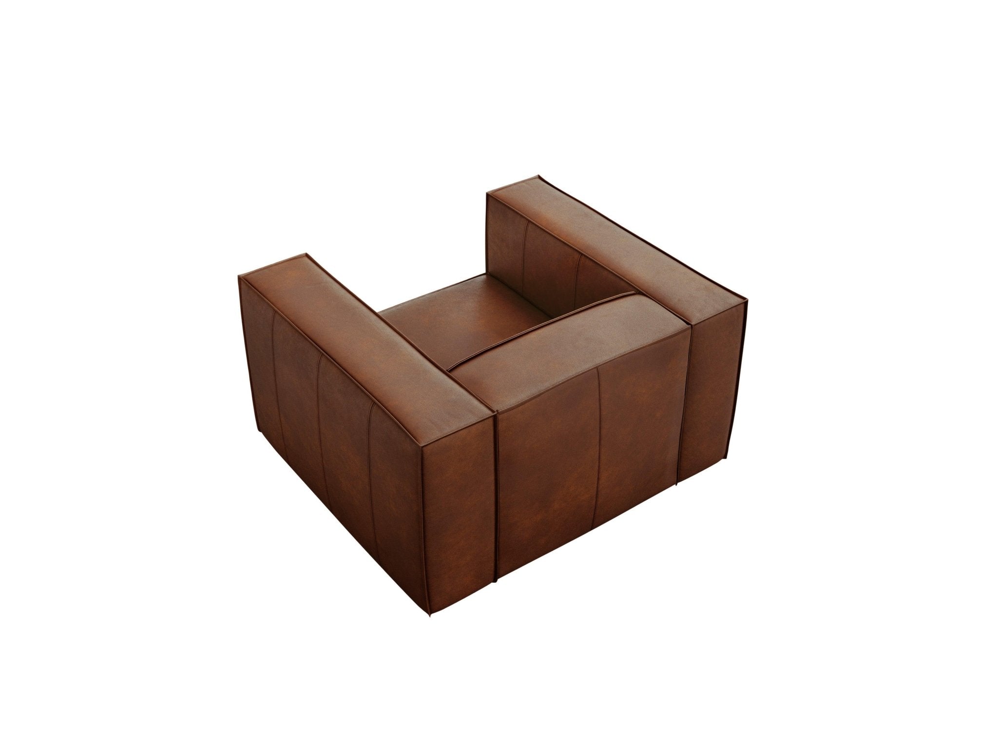 Fotel skórzany MADAME brązowy Windsor & Co Eye on Design