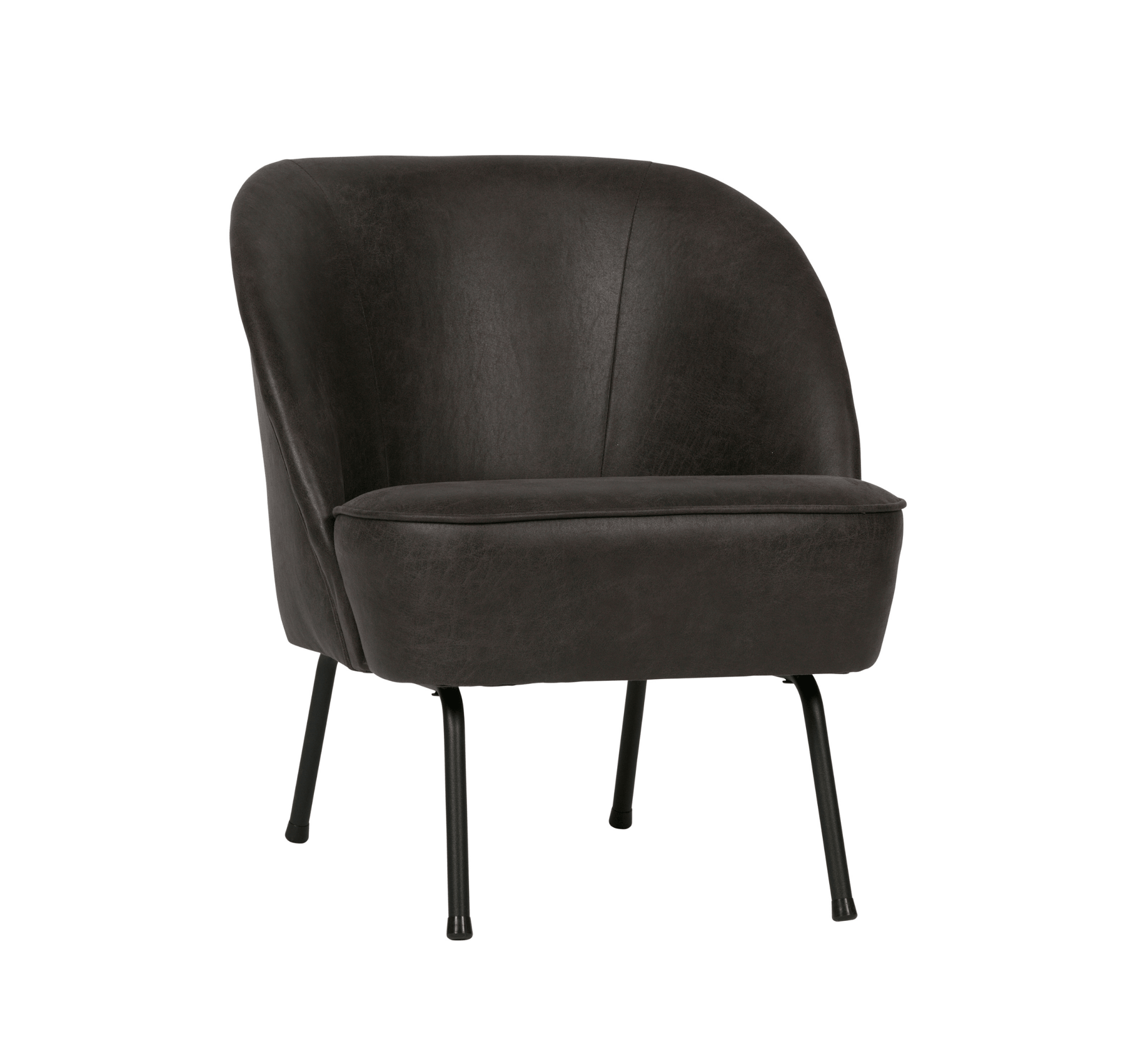 Fotel skórzany VOGUE czarny – Woood