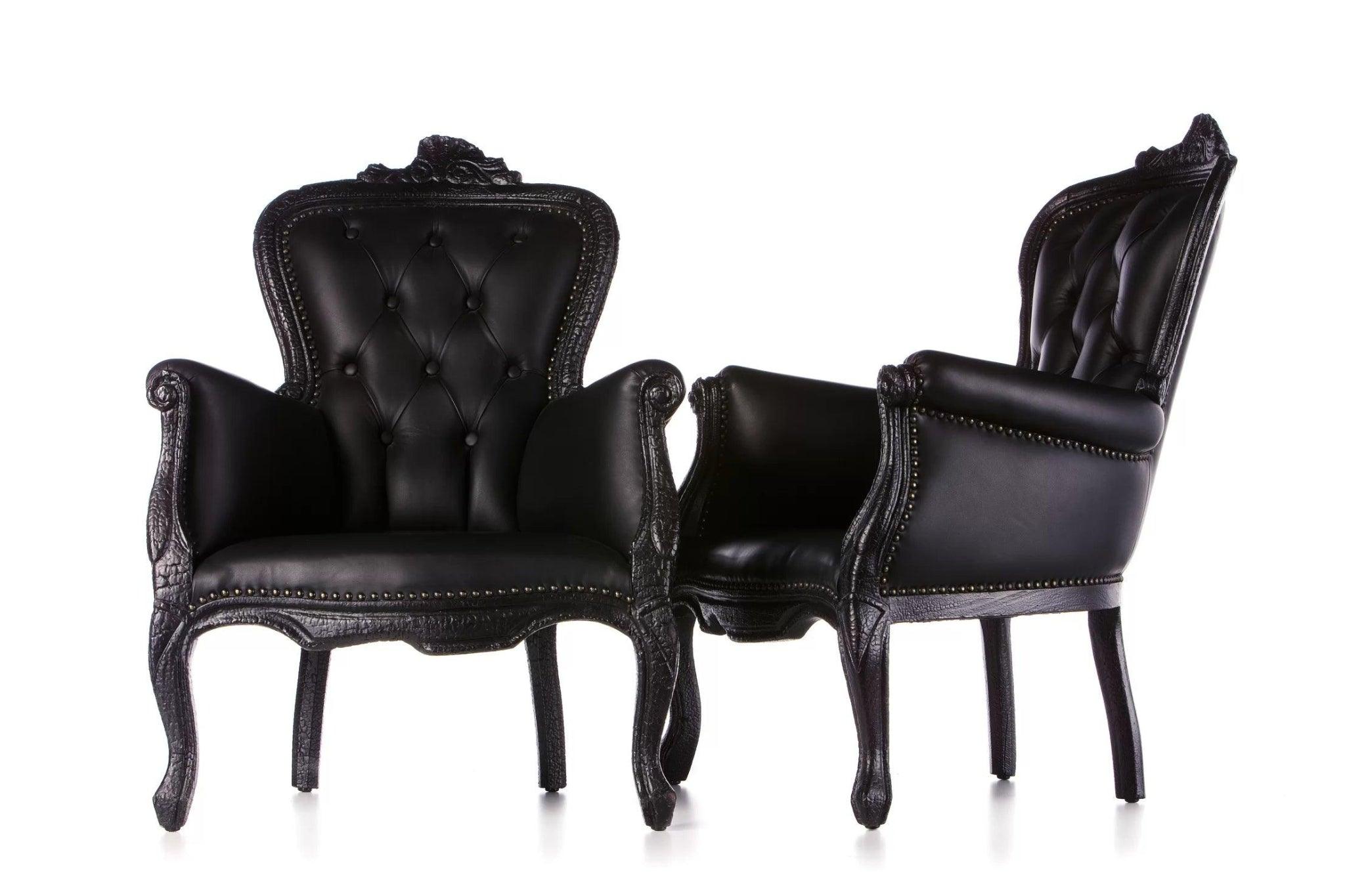 Fotel SMOKE czarny Moooi Eye on Design
