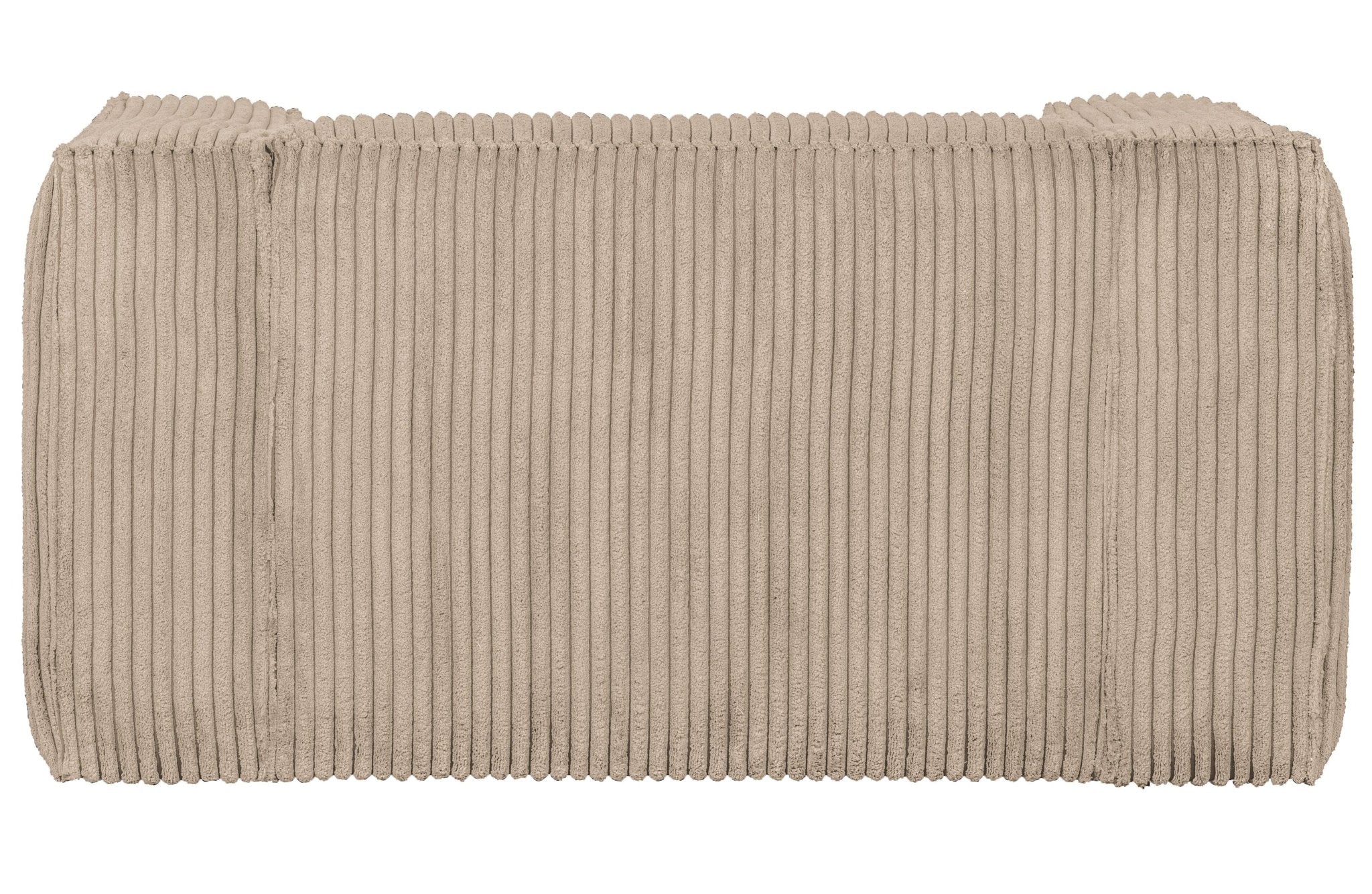 Fotel sztruksowy BEAN RIB beżowy Woood Exclusive Eye on Design