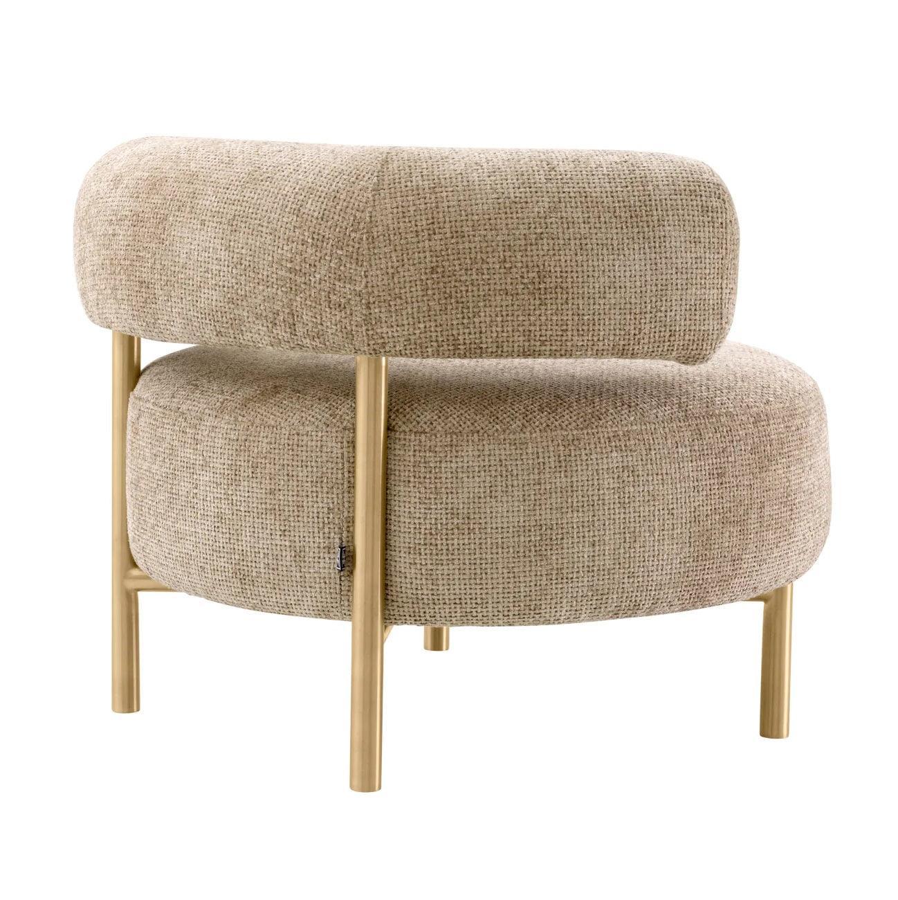 Fotel THOMPSON ciemnobeżowy Eichholtz Eye on Design