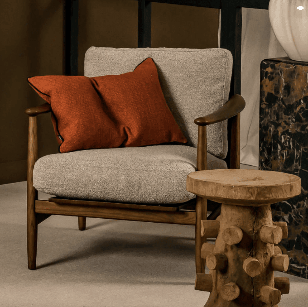 Fotel TODD beżowy Pols Potten Eye on Design