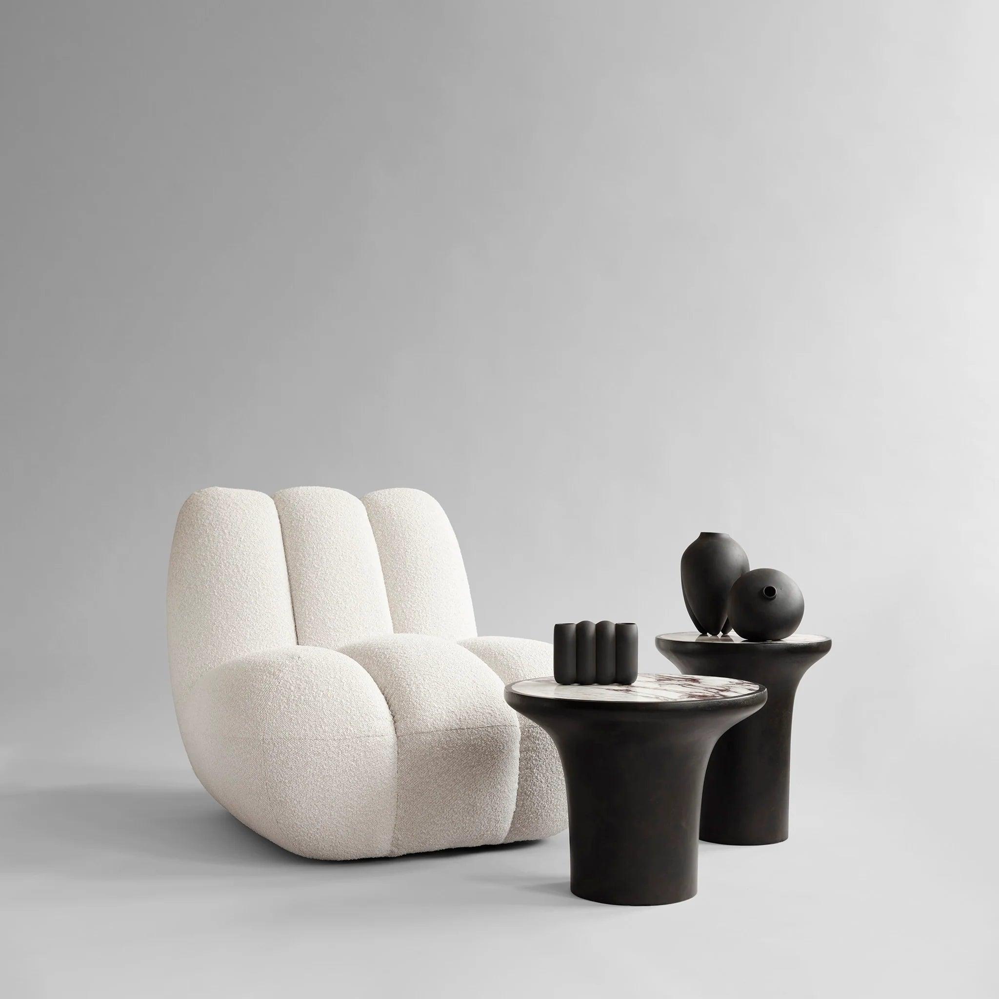 Fotel TOE boucle jasnobeżowy 101 Copenhagen Eye on Design