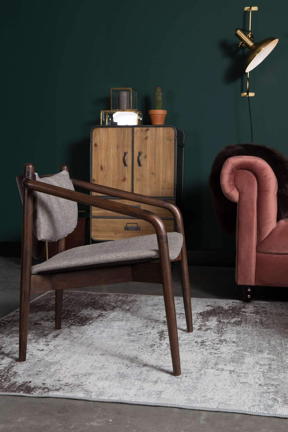 Fotel TORRANCE beżowy Dutchbone Eye on Design