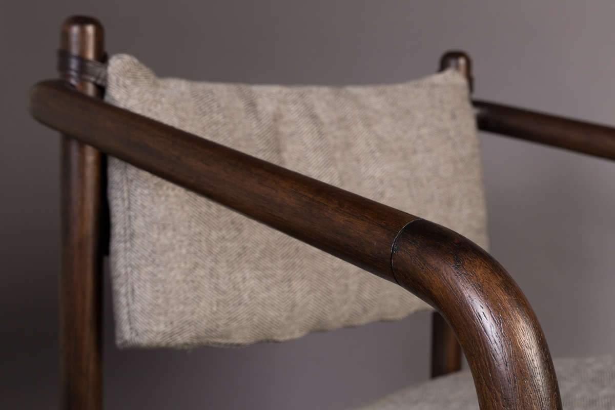 Fotel TORRANCE beżowy Dutchbone Eye on Design