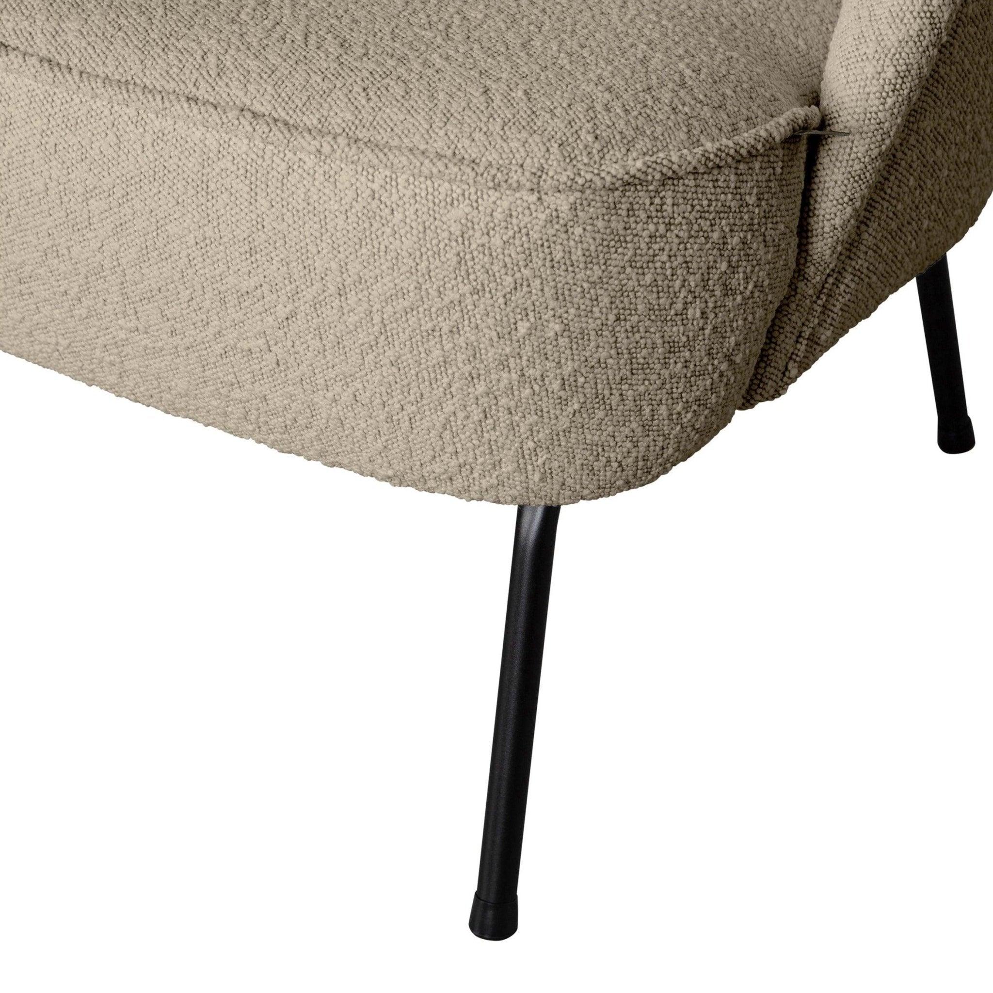 Fotel VOGUE boucle beżowy Be Pure Eye on Design