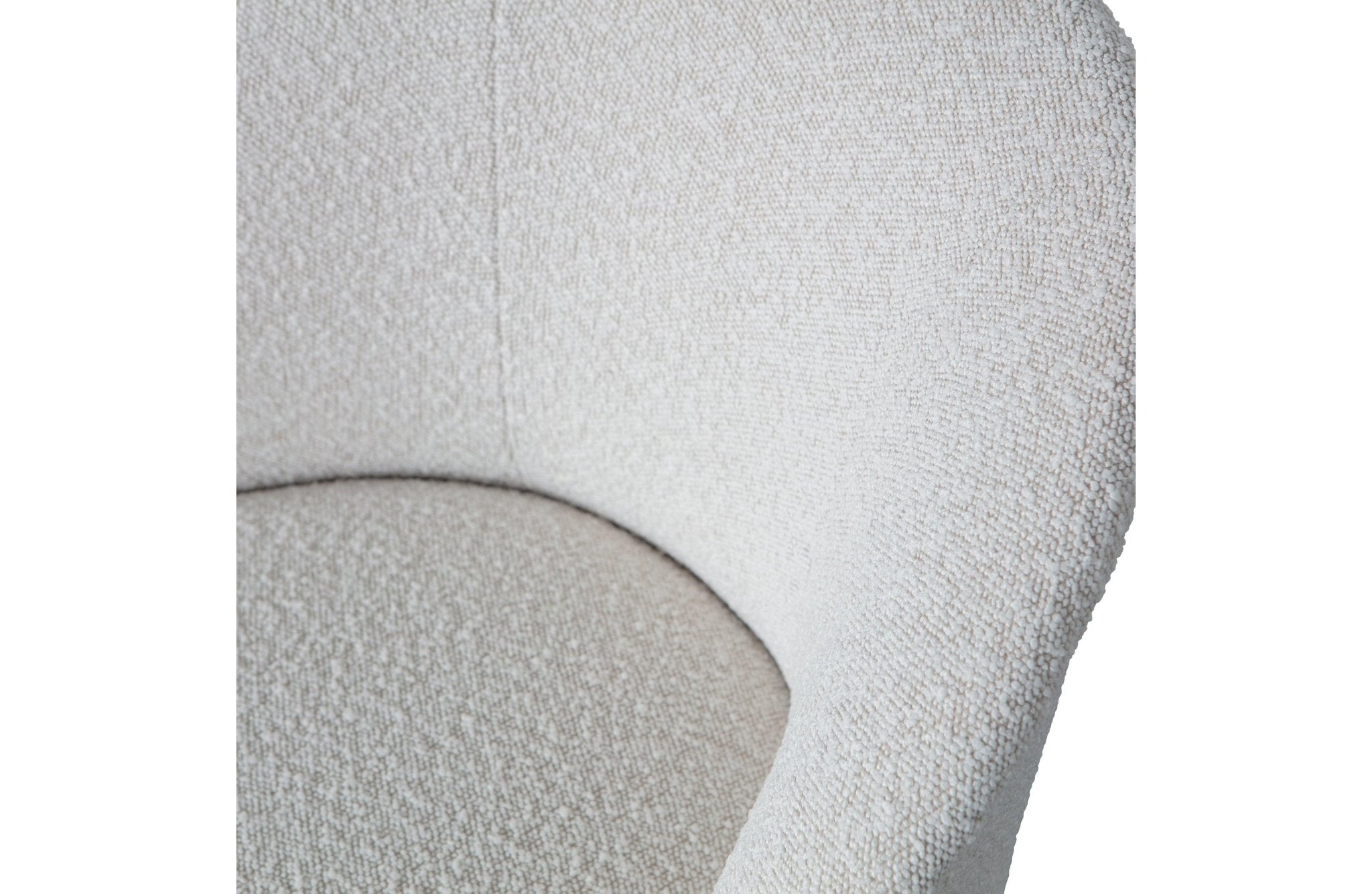 Fotel VOGUE boucle biały Be Pure Eye on Design