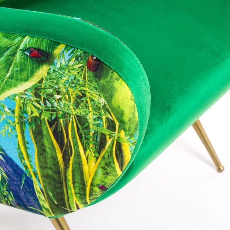 Fotel VOLCANO zielony Seletti Eye on Design