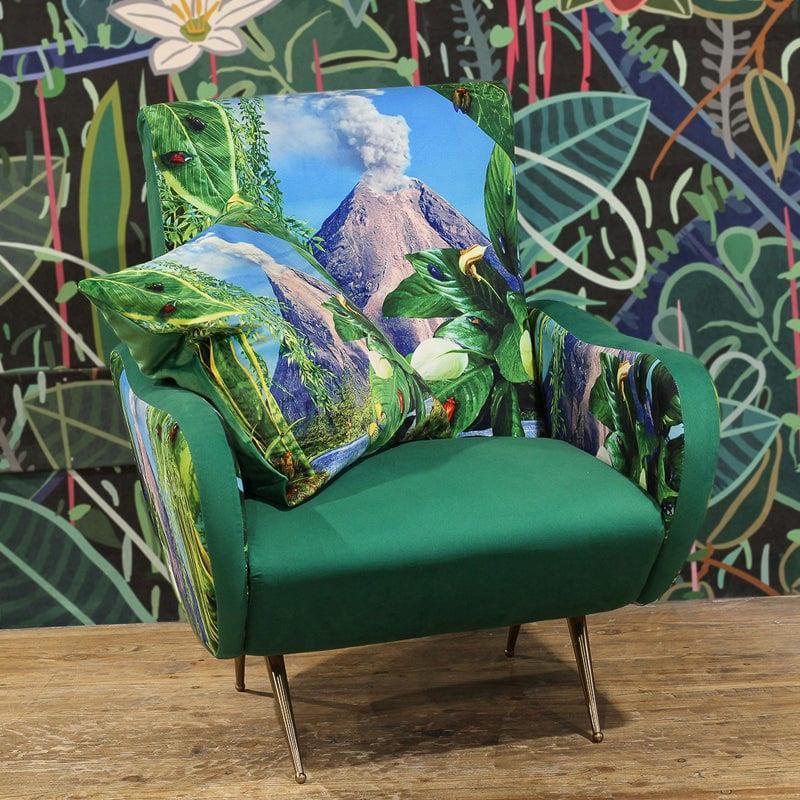 Fotel VOLCANO zielony Seletti Eye on Design