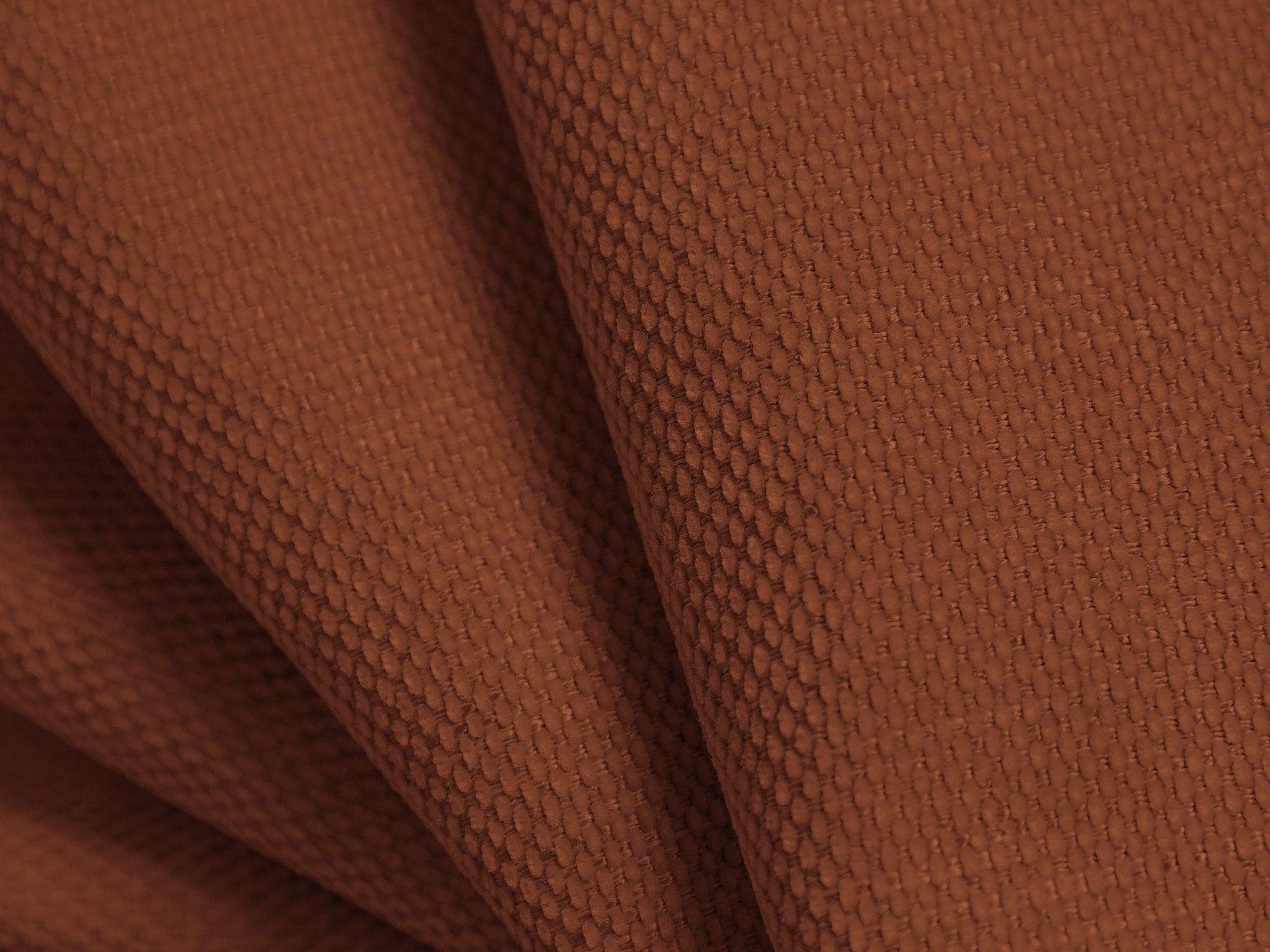 Fotel w tkaninie chenillowej LOLA pomarańczowy Windsor & Co Eye on Design