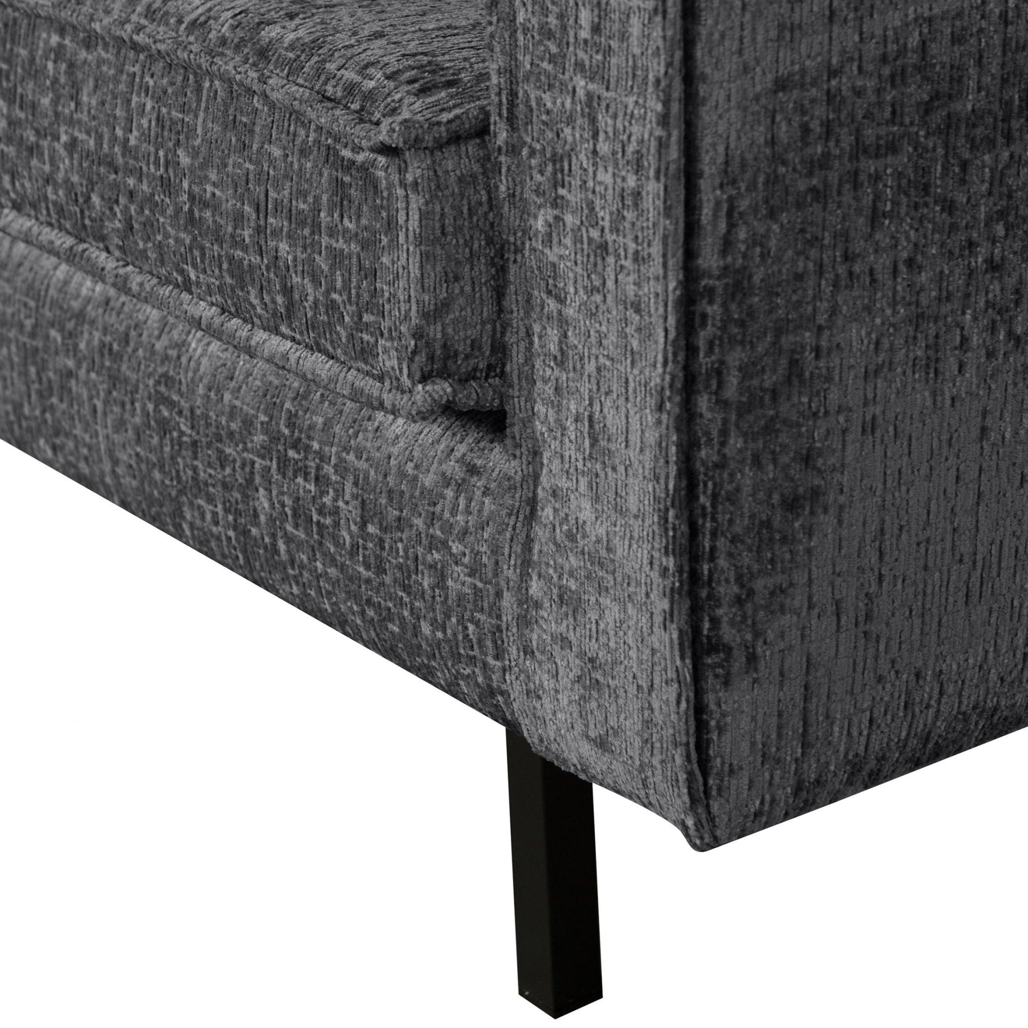 Fotel welurowy RODEO ciemnoszary Be Pure Eye on Design