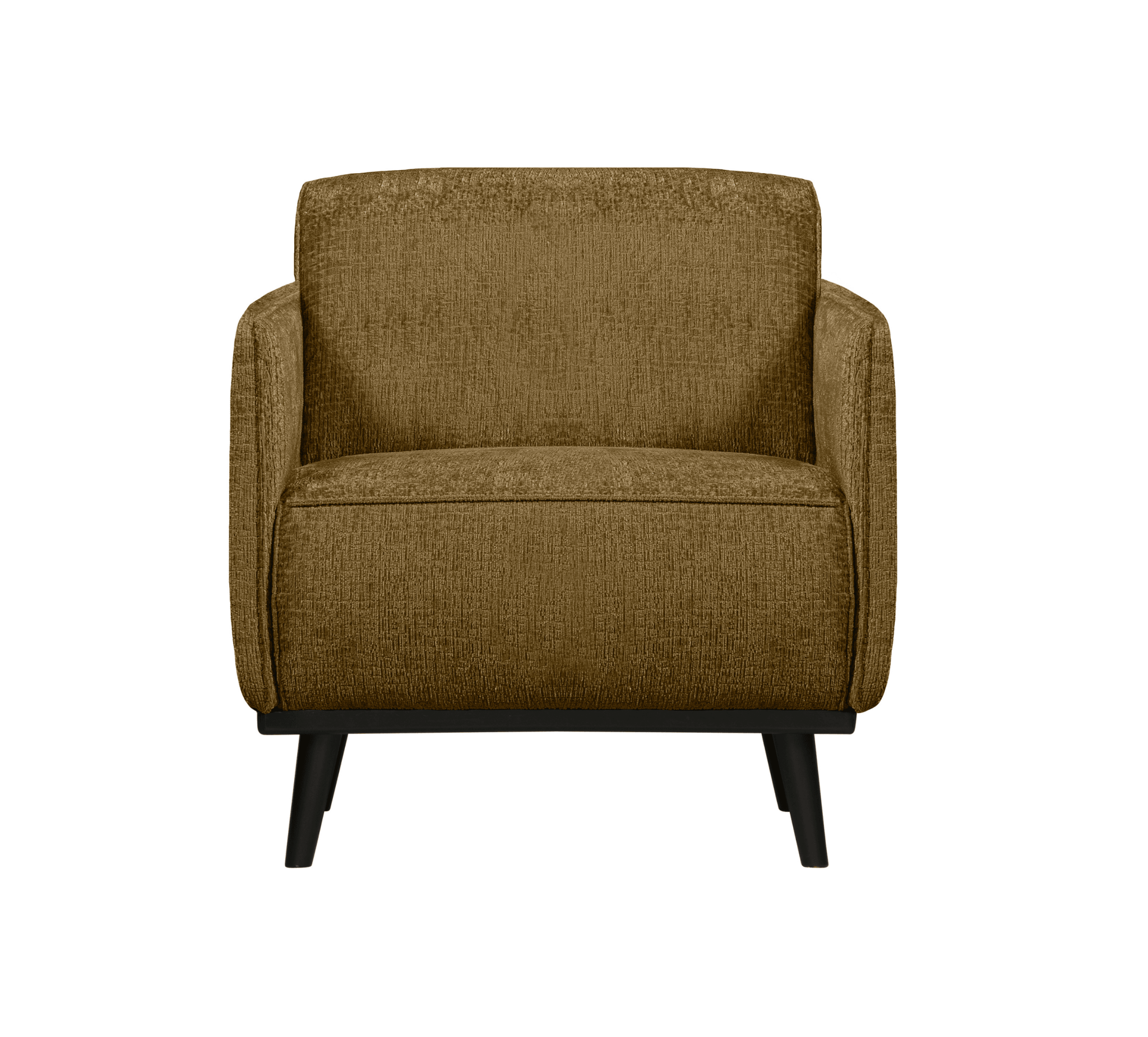 Fotel welurowy STATEMENT STRUCTURE brązowy Be Pure Eye on Design