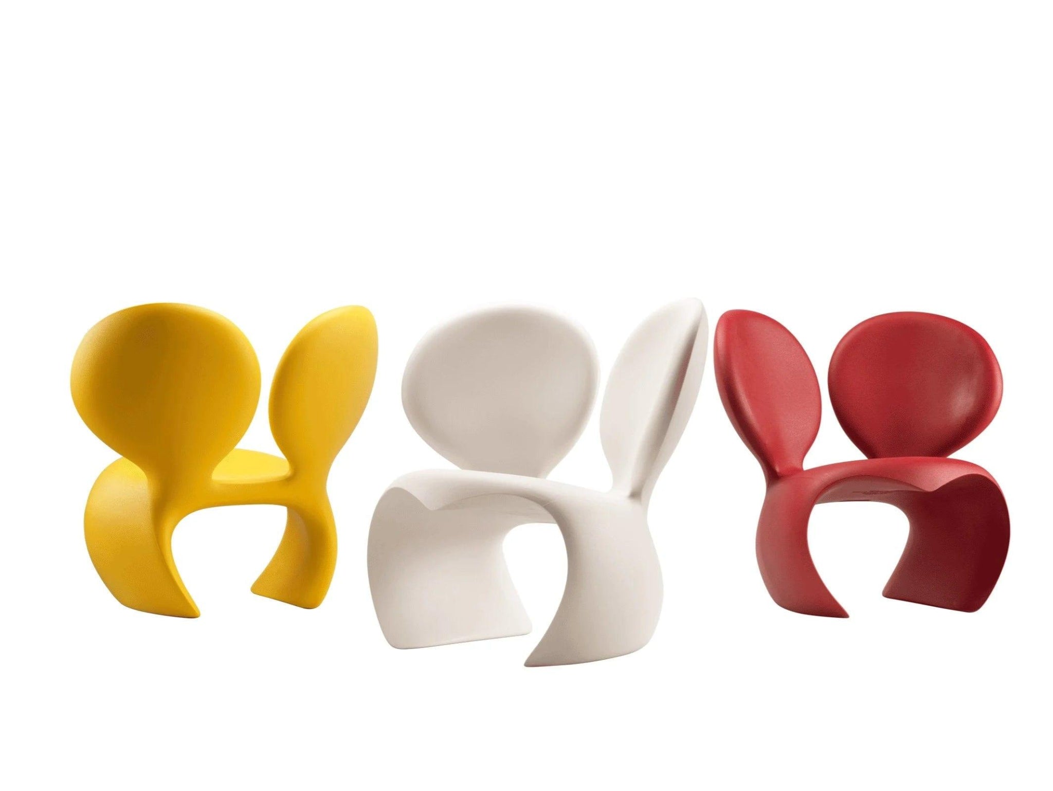 Fotel zewnętrzny DON'T F**K WITH THE MOUSE pomarańczowy Qeeboo Eye on Design