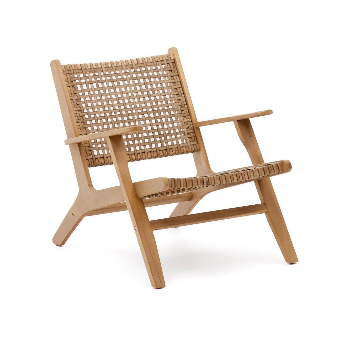 Fotel zewnętrzny GRIGNOON lite drewno akacjowe La Forma Eye on Design