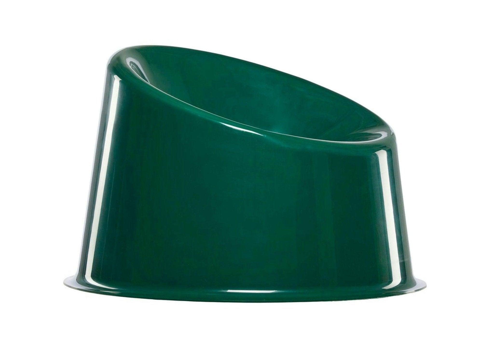 Fotel zewnętrzny PANTO POP ciemnozielony Verpan Eye on Design