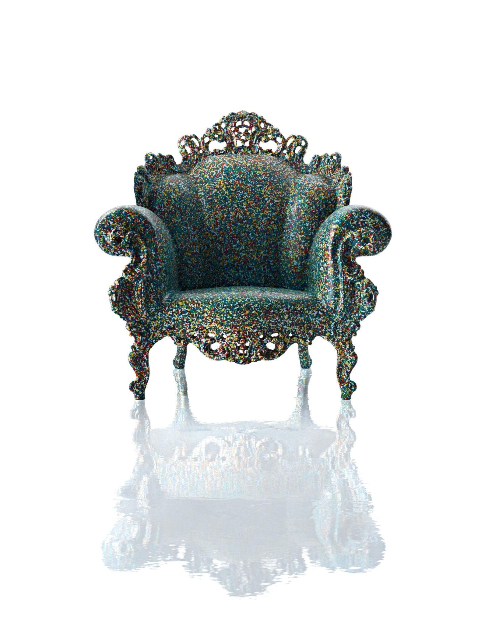 Fotel zewnętrzny PROUST wielokolorowy zielony Magis Eye on Design