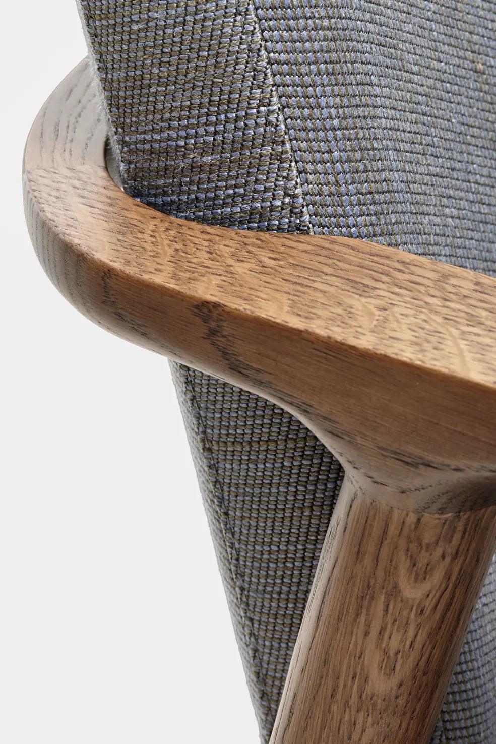 Fotel ZIO drewno dębowe do salonu – Moooi