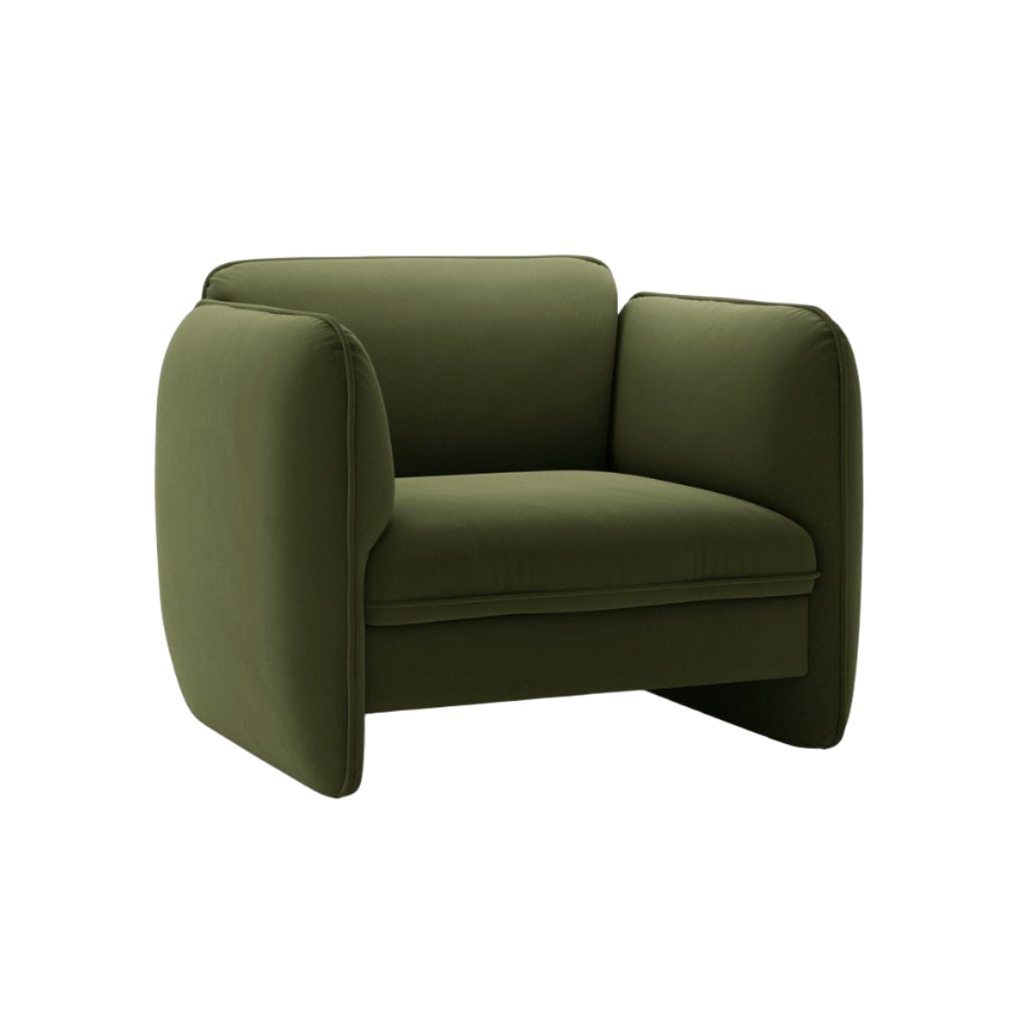 Samt Sessel GEORGIA grün