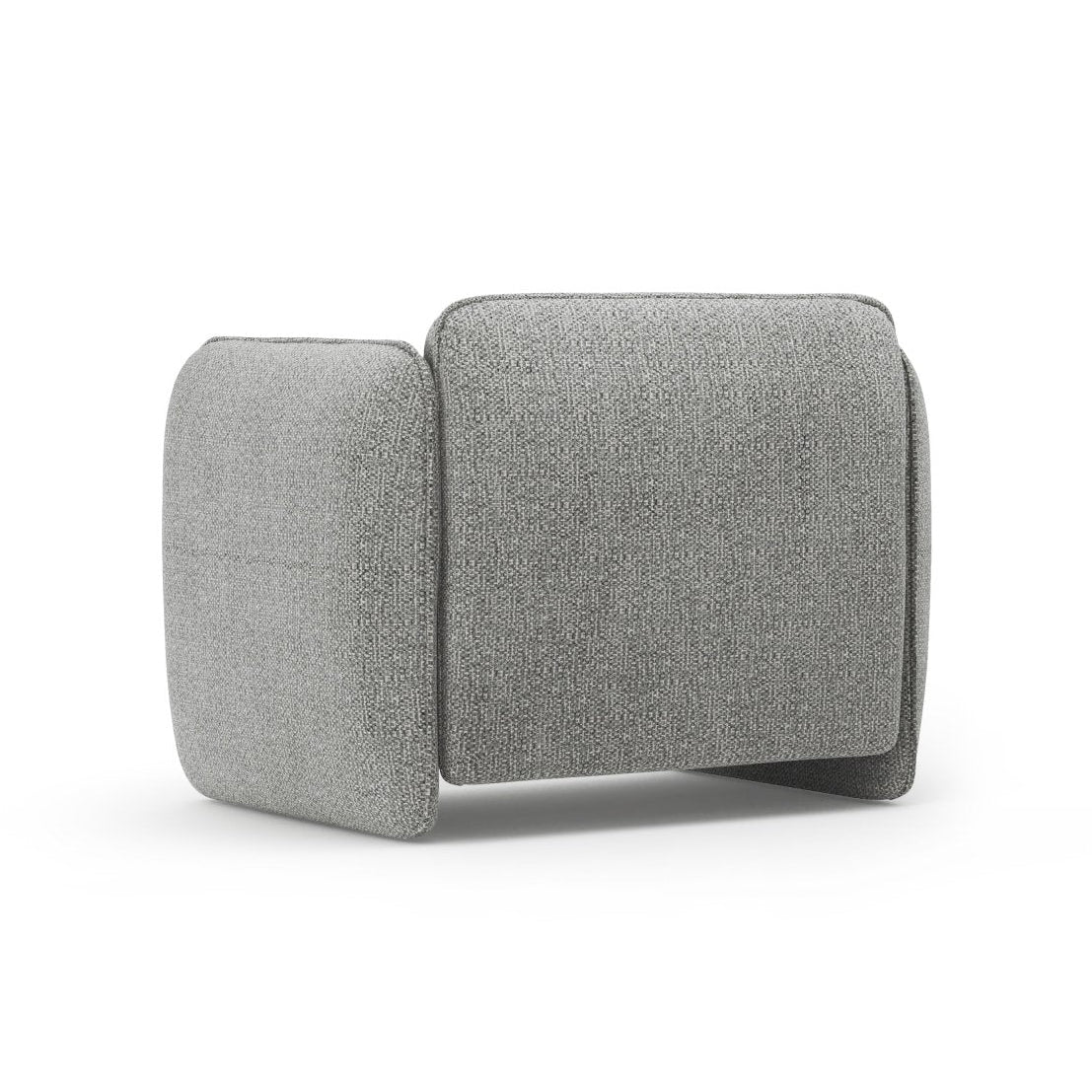 Sessel GEORGIA graues Chenille