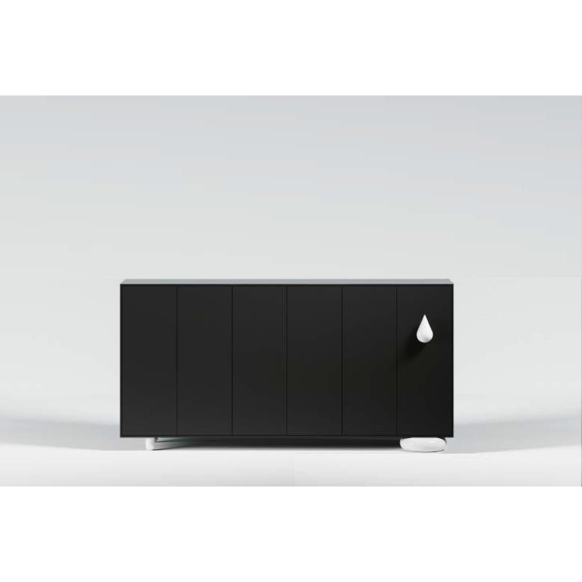 Freeze mosa black chest of drawers