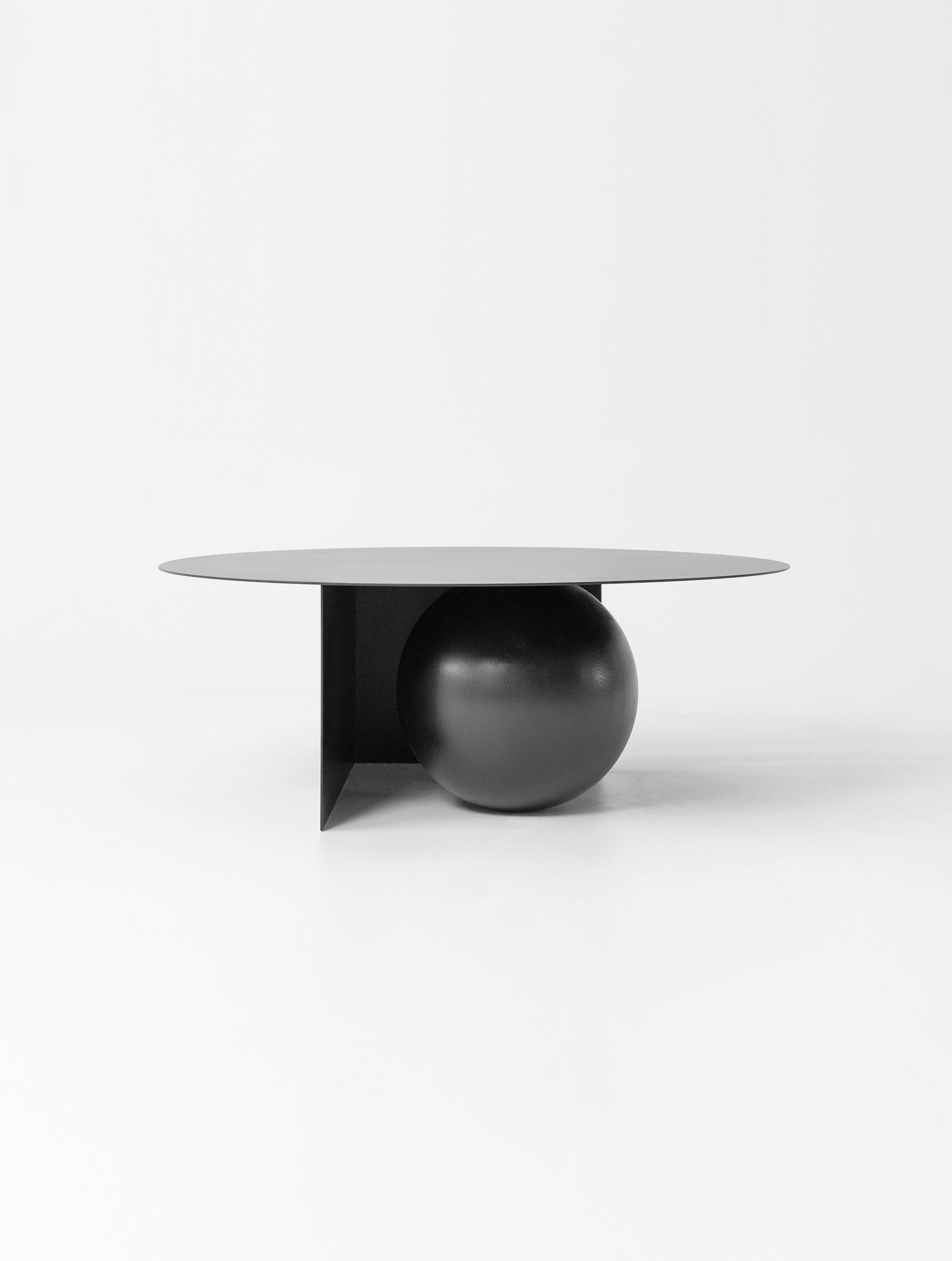 Koffietafel FUKU staal en hout