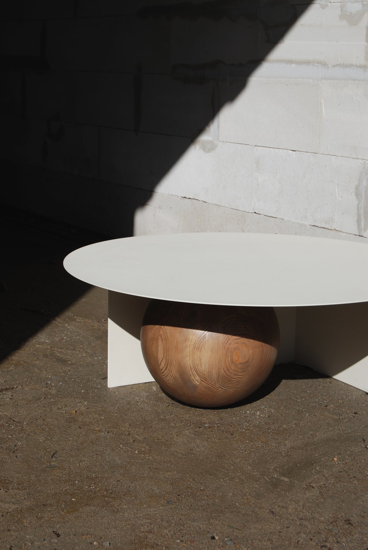 Koffietafel FUKU staal en hout