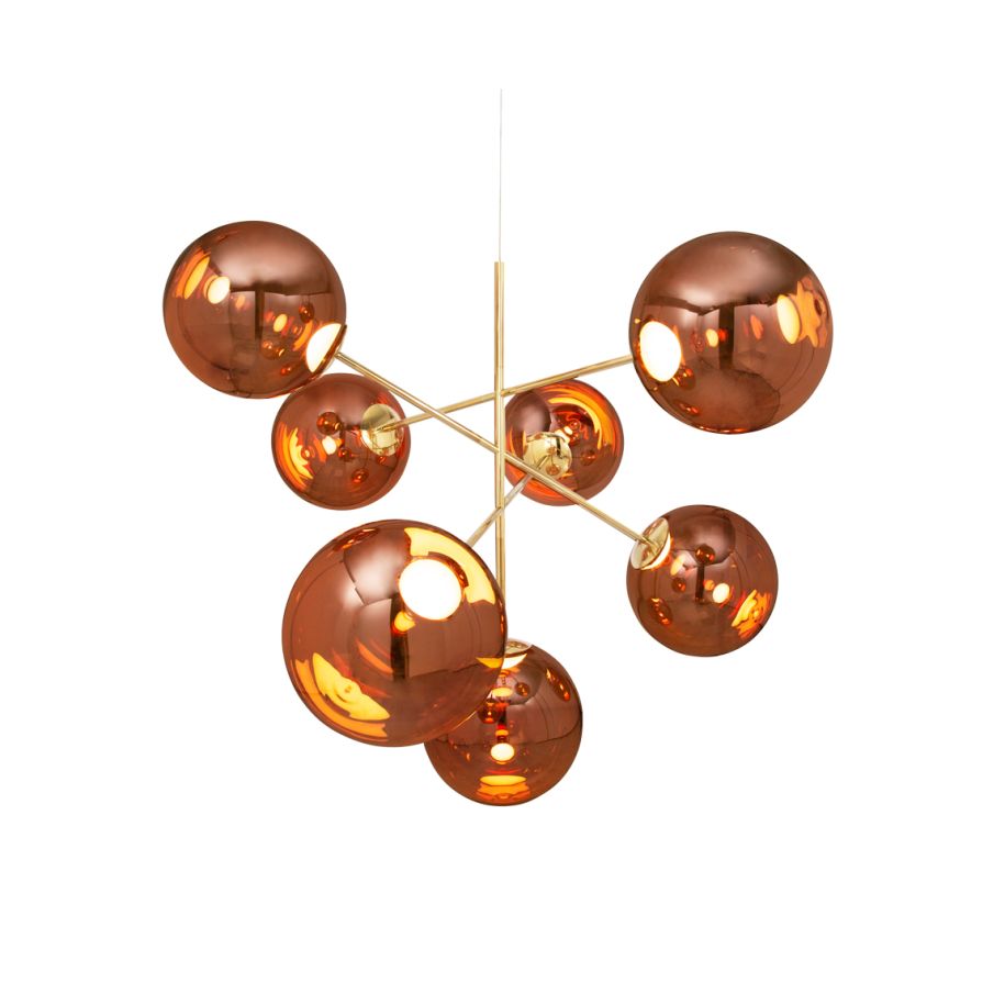 Żyrandol GLOBE miedziany – Tom Dixon