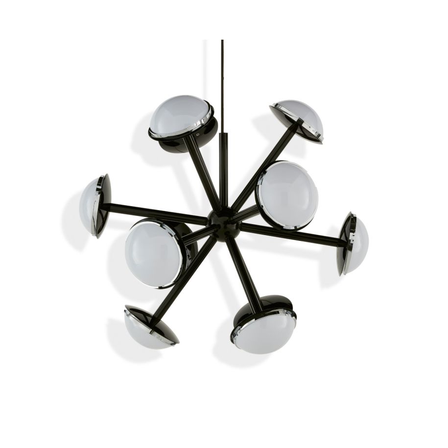 Globe silver burst chandelier