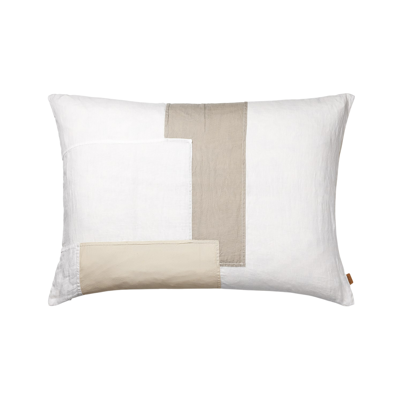 Decoratieve kussen PART CUSHION gebroken wit
