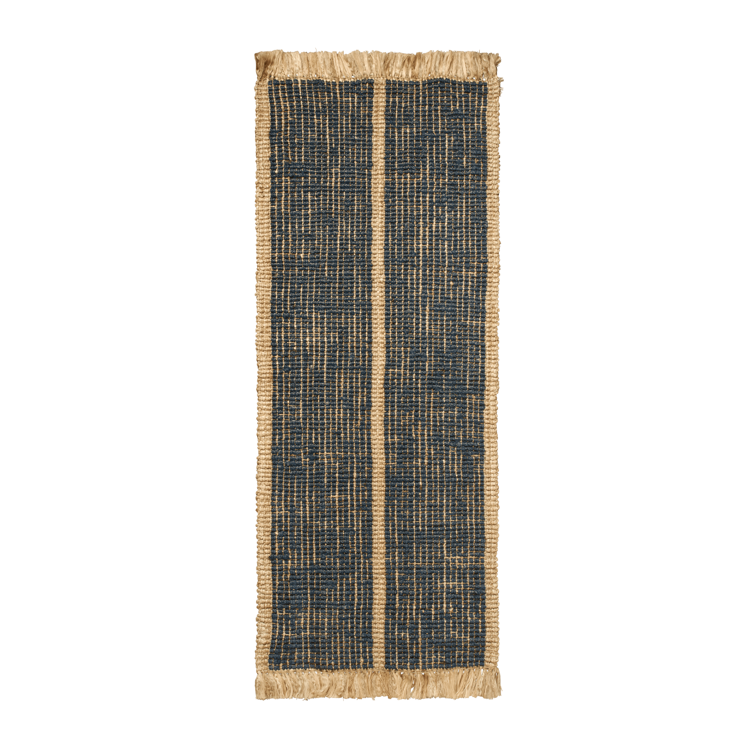 Loper ATHENS STRIPES bruin met donkerblauw