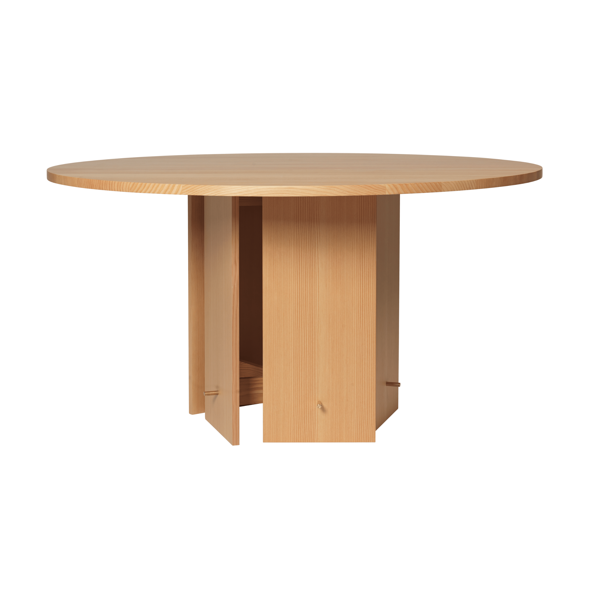 Ronde tafel AUKKO van massief dagleihout