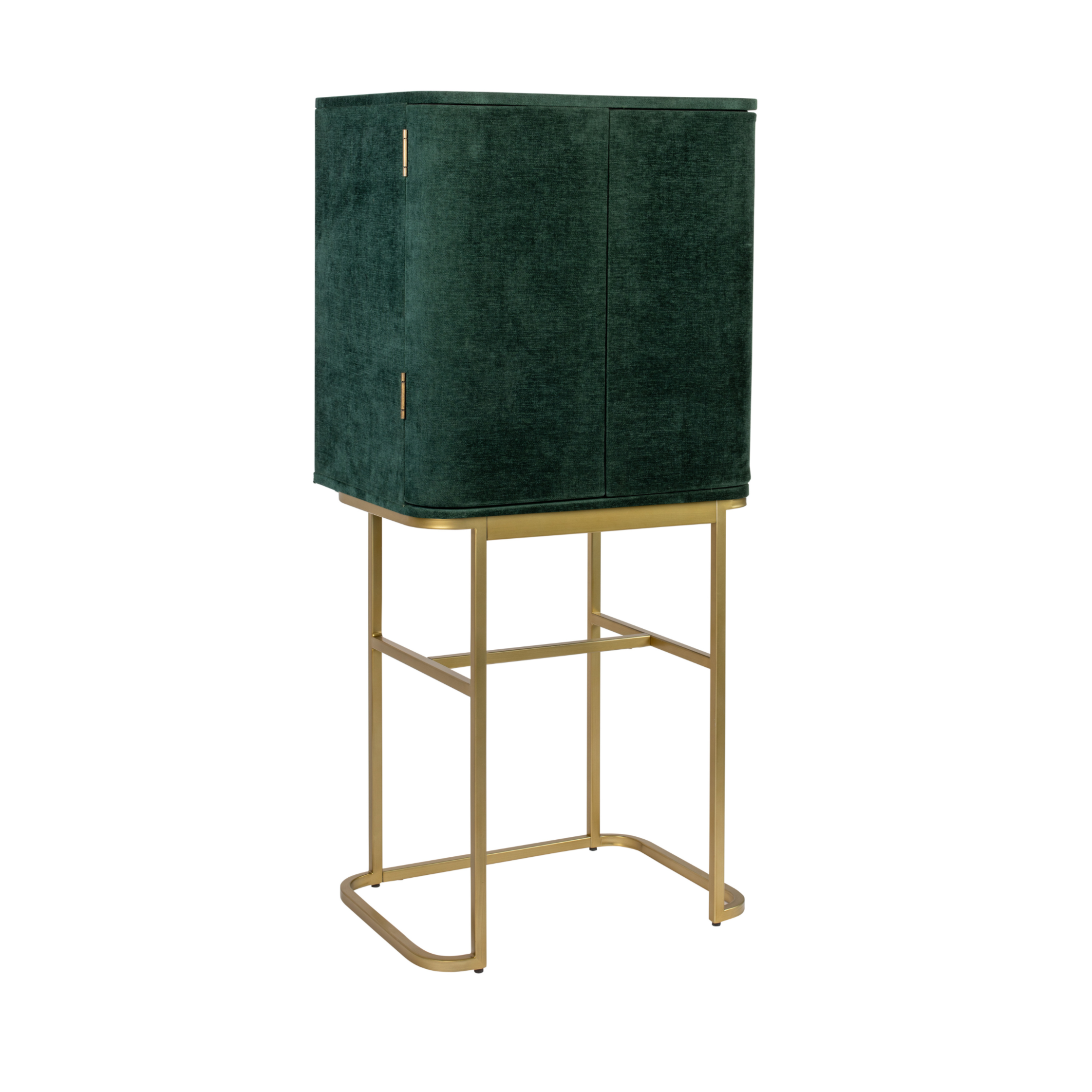 Barek AVA MORGANA dunkelgrün mit goldenem Fuß