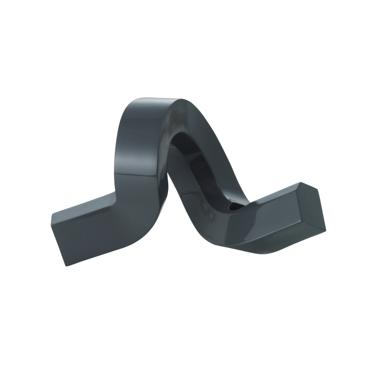 Kaarsenhouder KROMME ÉÉN grijs