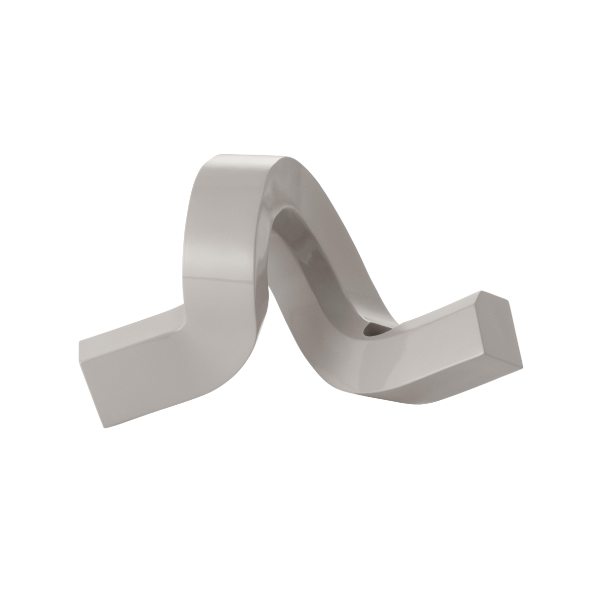 Kaarsenhouder KROMME EEN warme grijs