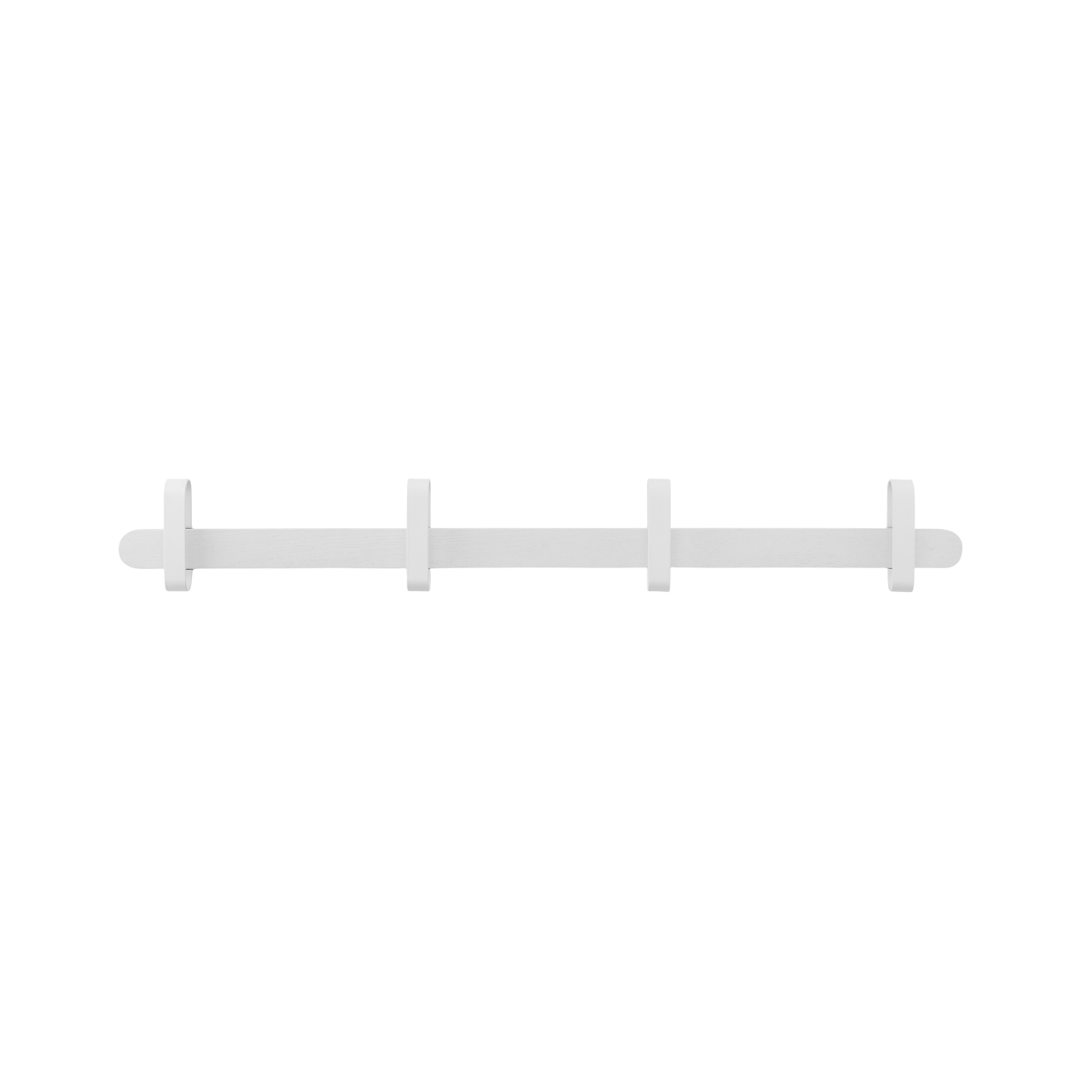 Wandkapstok HOOP wit