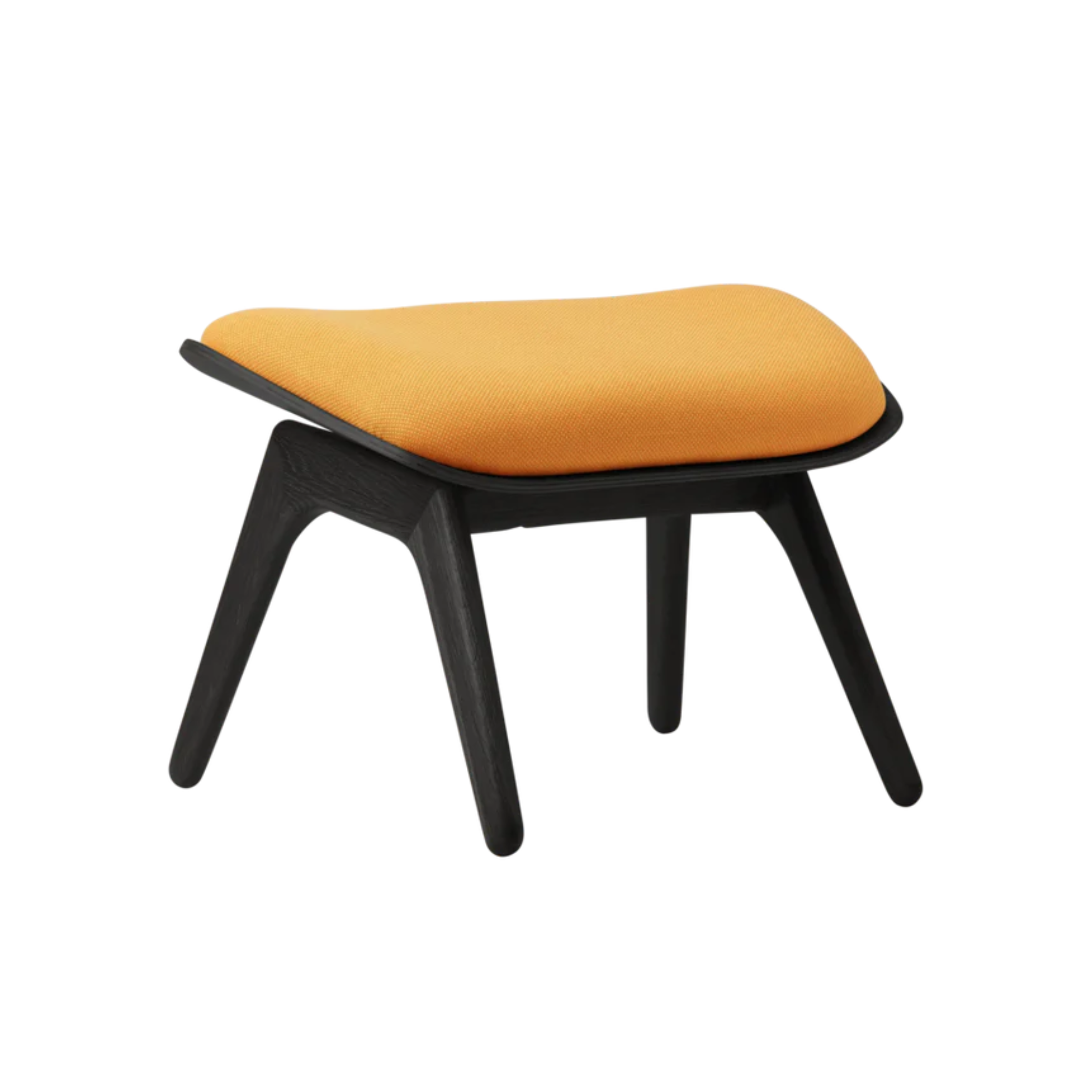 Voetensteun READER amberkleurig met zwarte basis