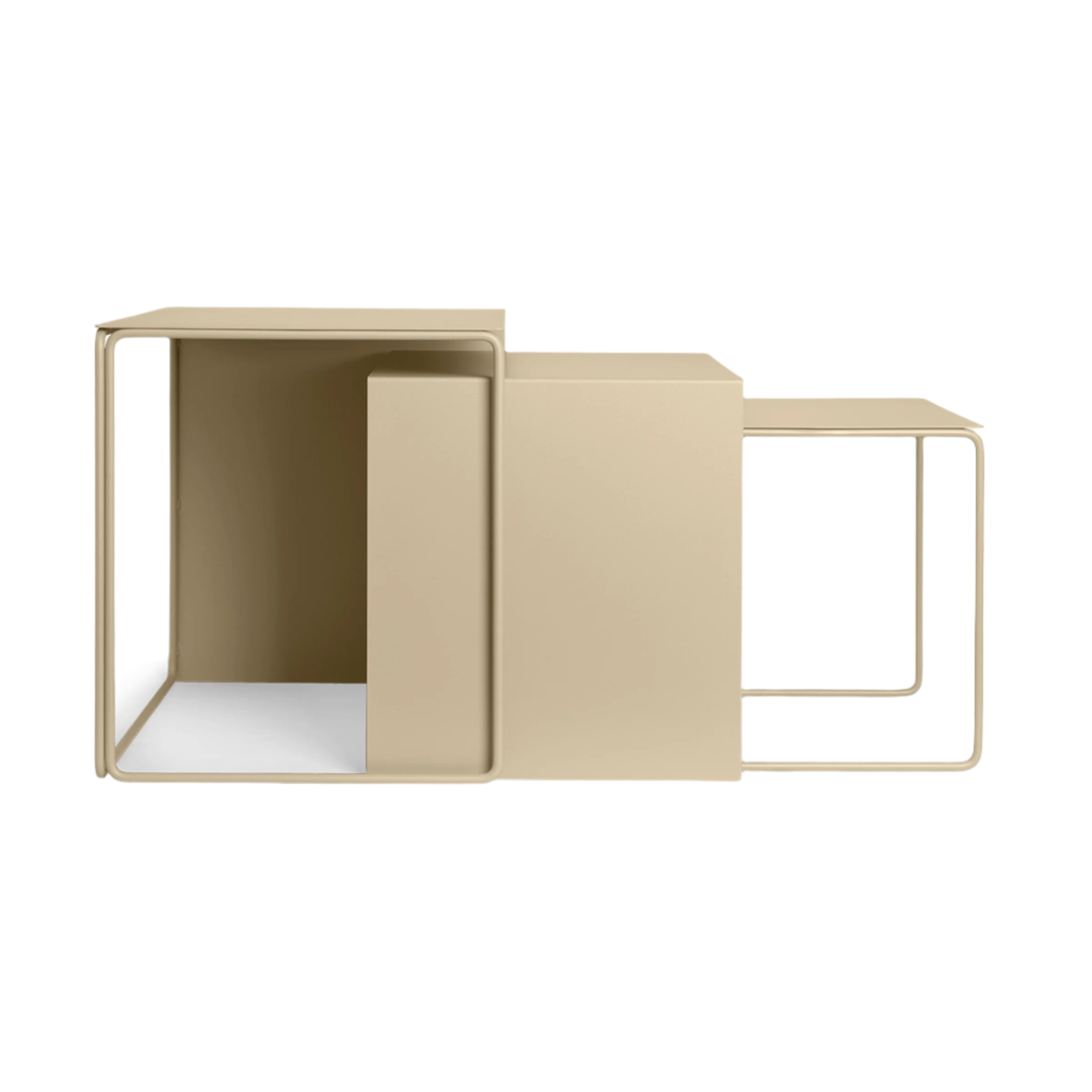 Couchtisch-Set CLUSTER TABLES beige