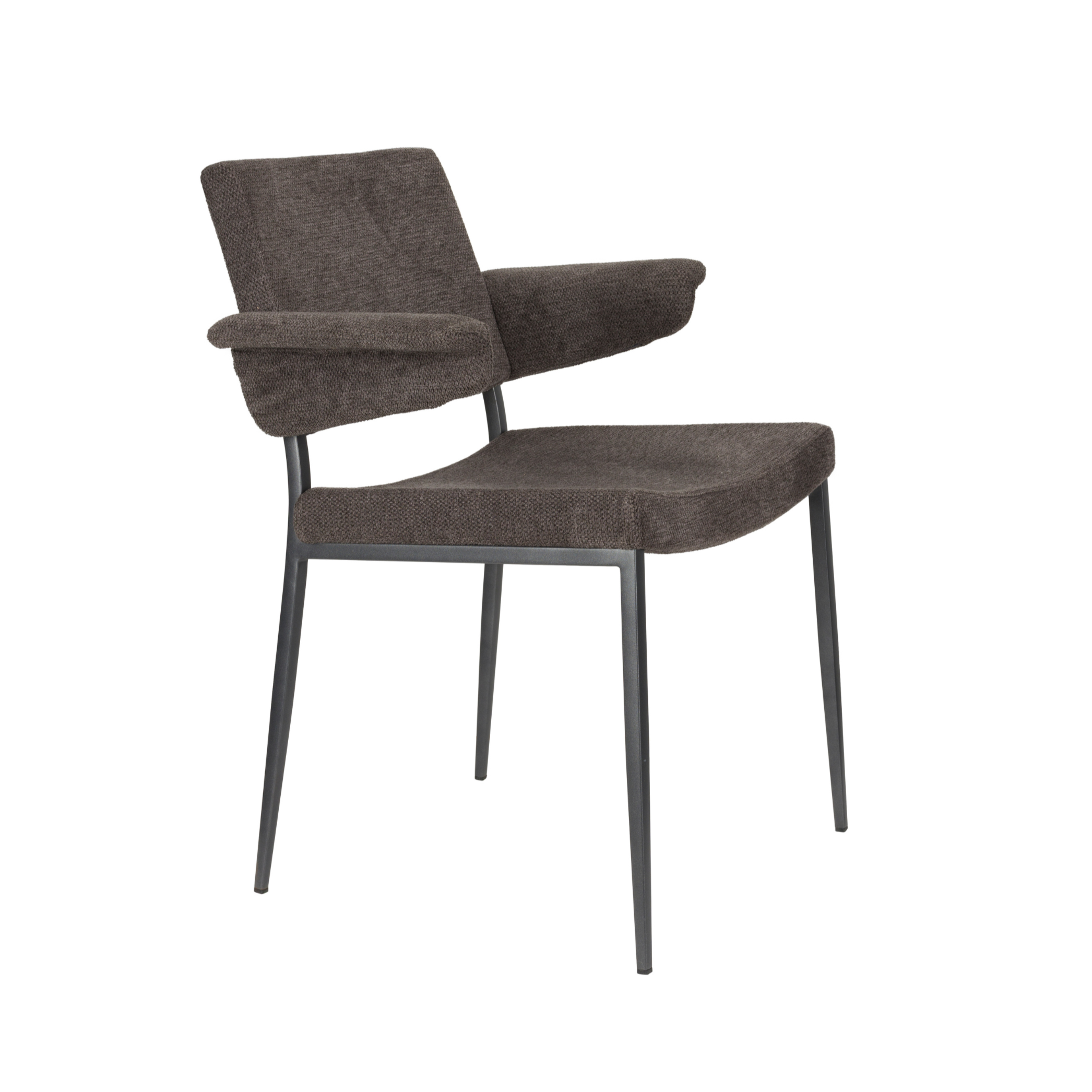 PORTLAND chair gray with dark gray base