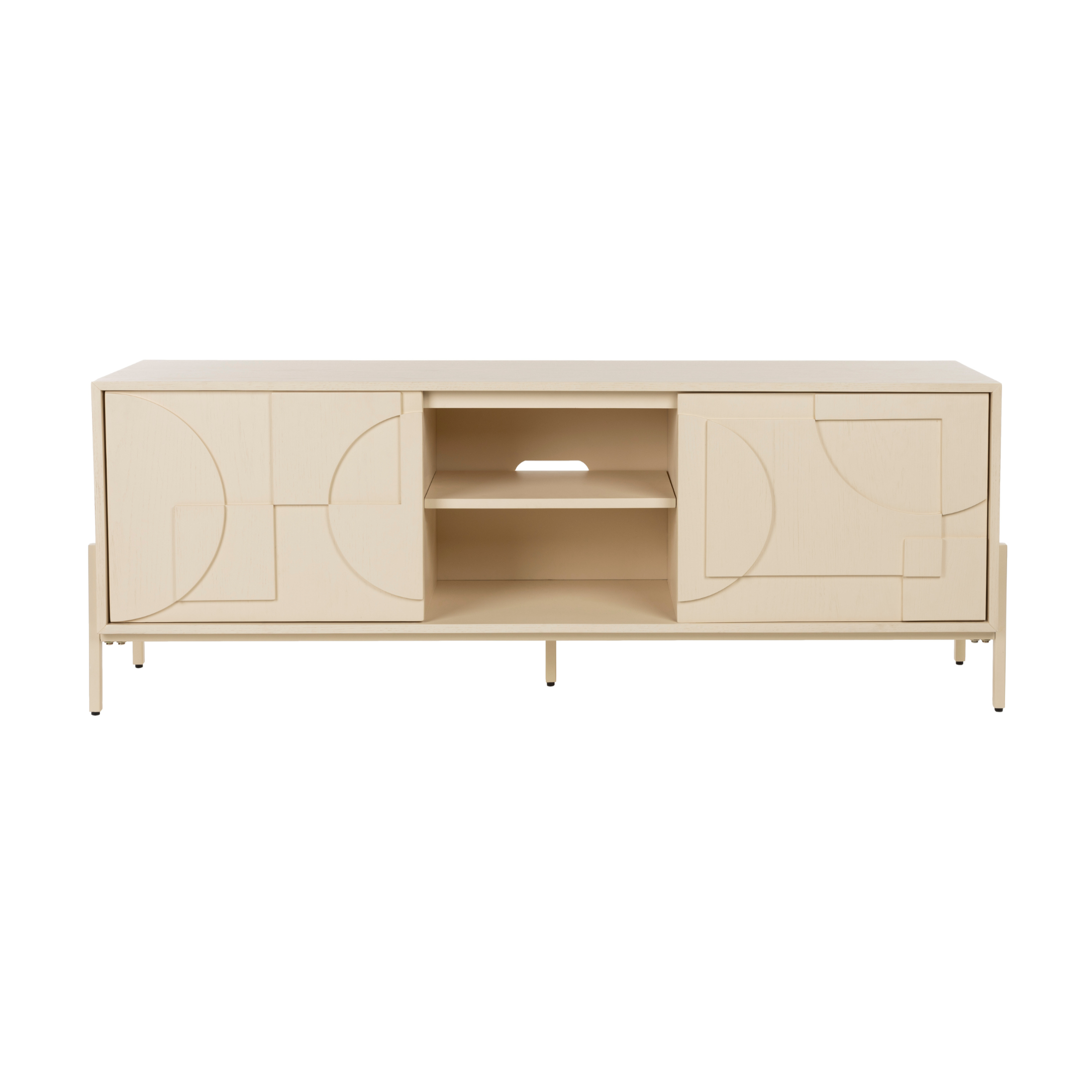 FACES TV-meubel lichtbeige hout