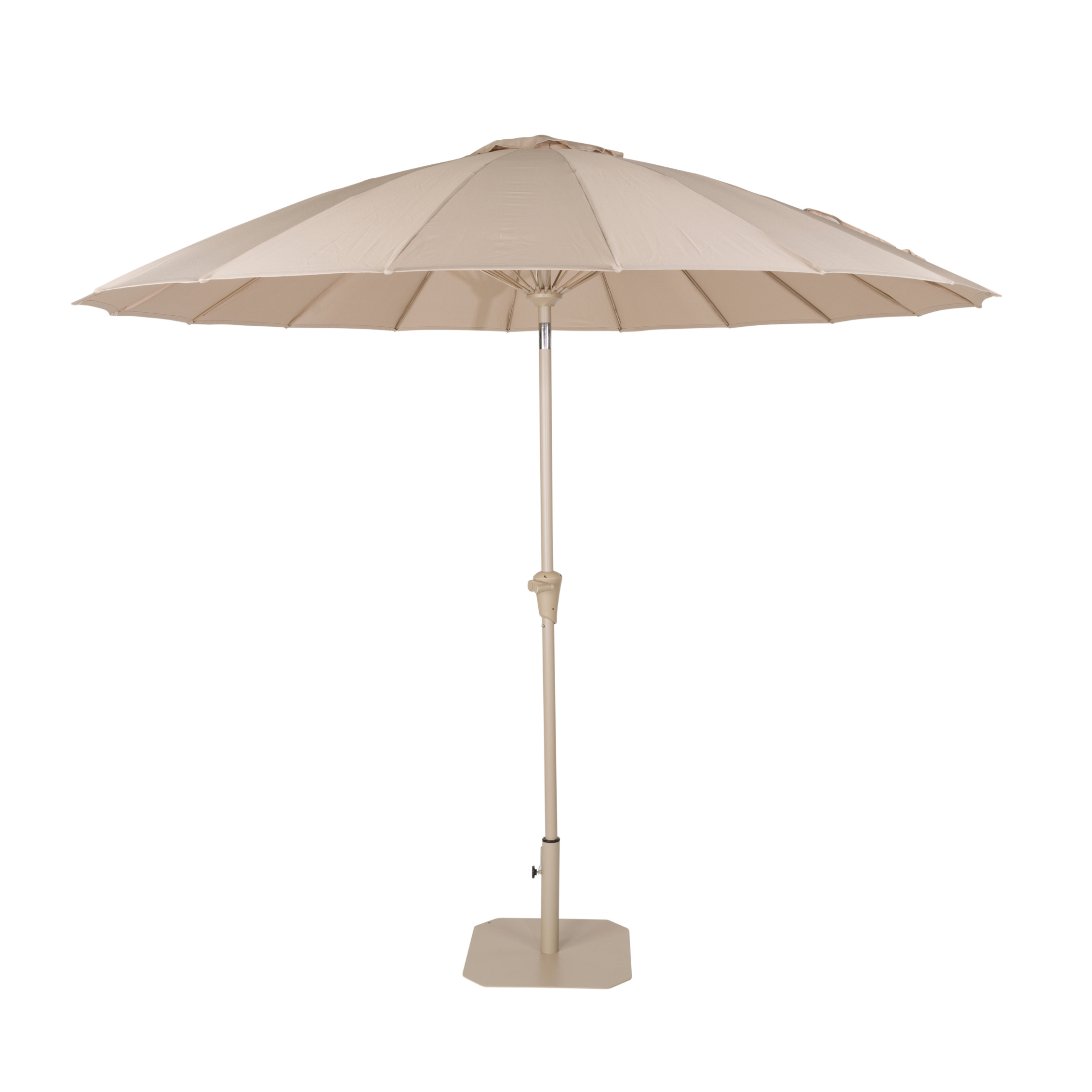 Sonnenschirm mit Fuß SUNSHINE beige