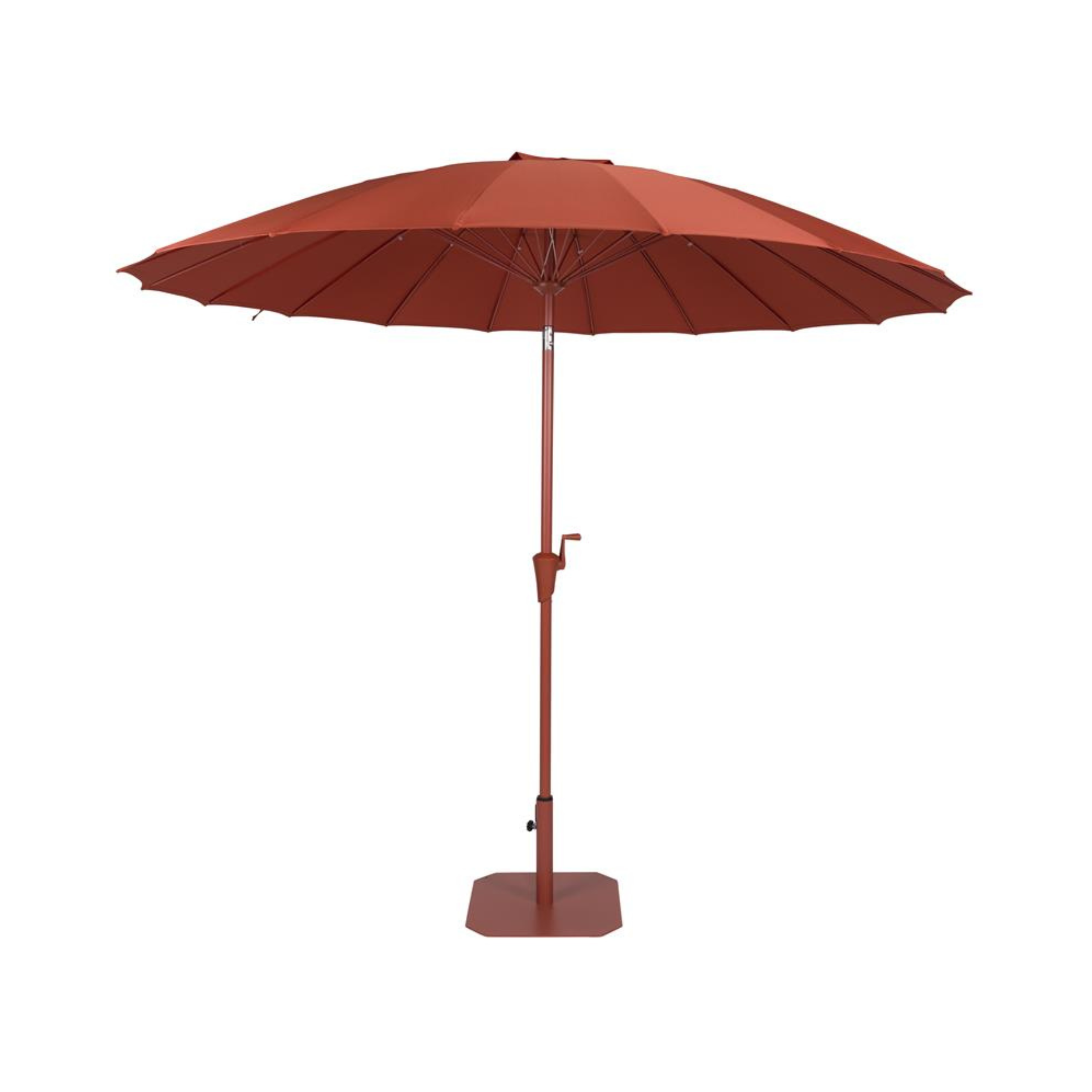 SUNSHINE red parasol with base