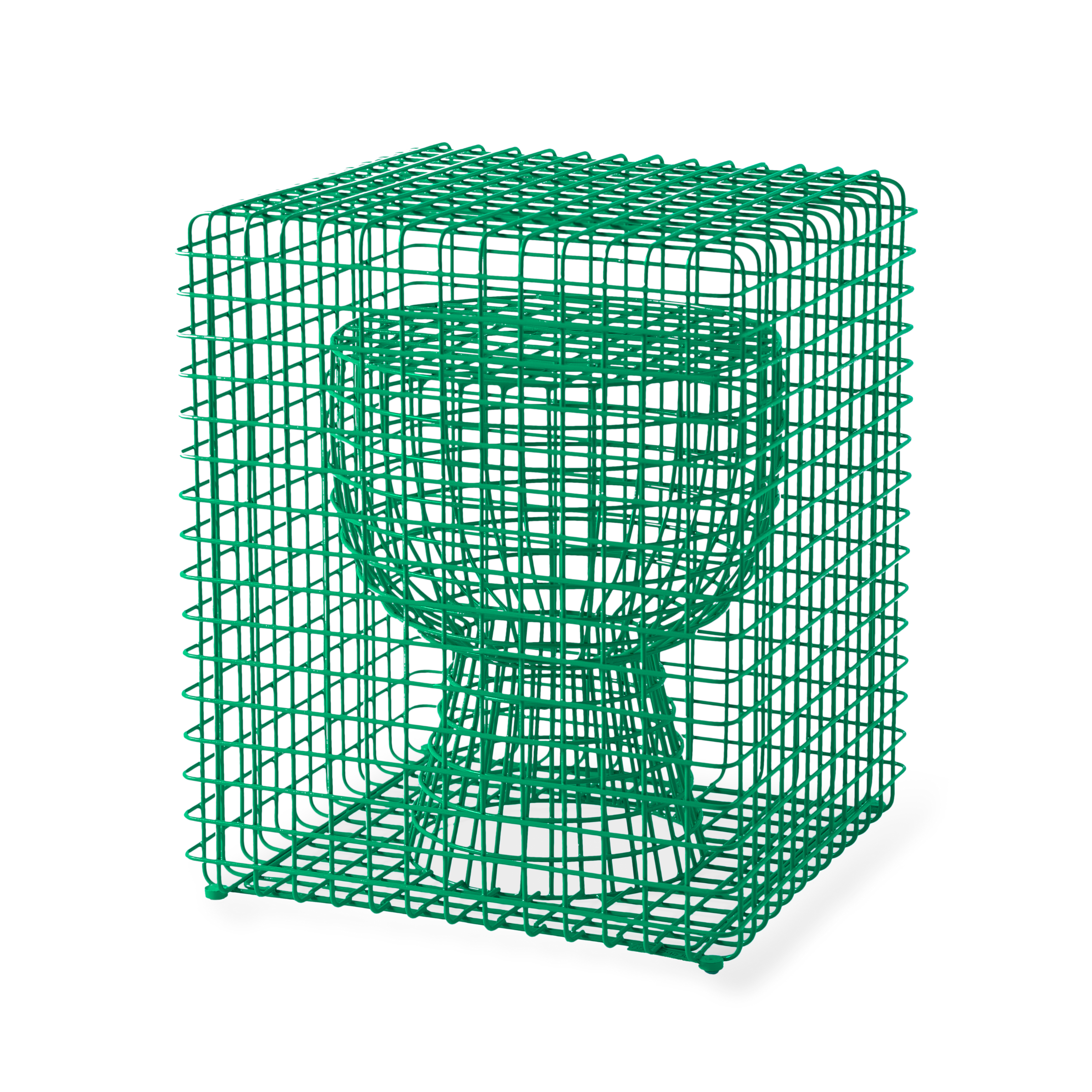 Decoratieve kruk TIP TAP WIRE lichtgroen